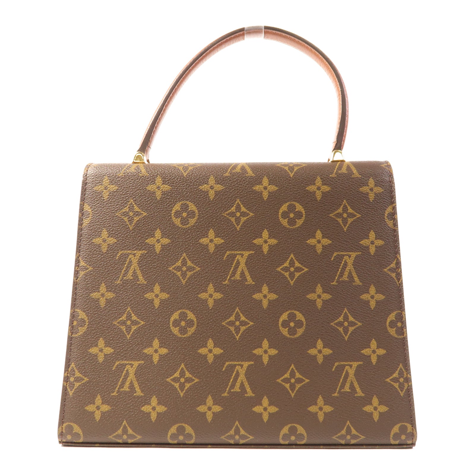 LOUIS VUITTON Monogram Malesherbes金扣手挽袋