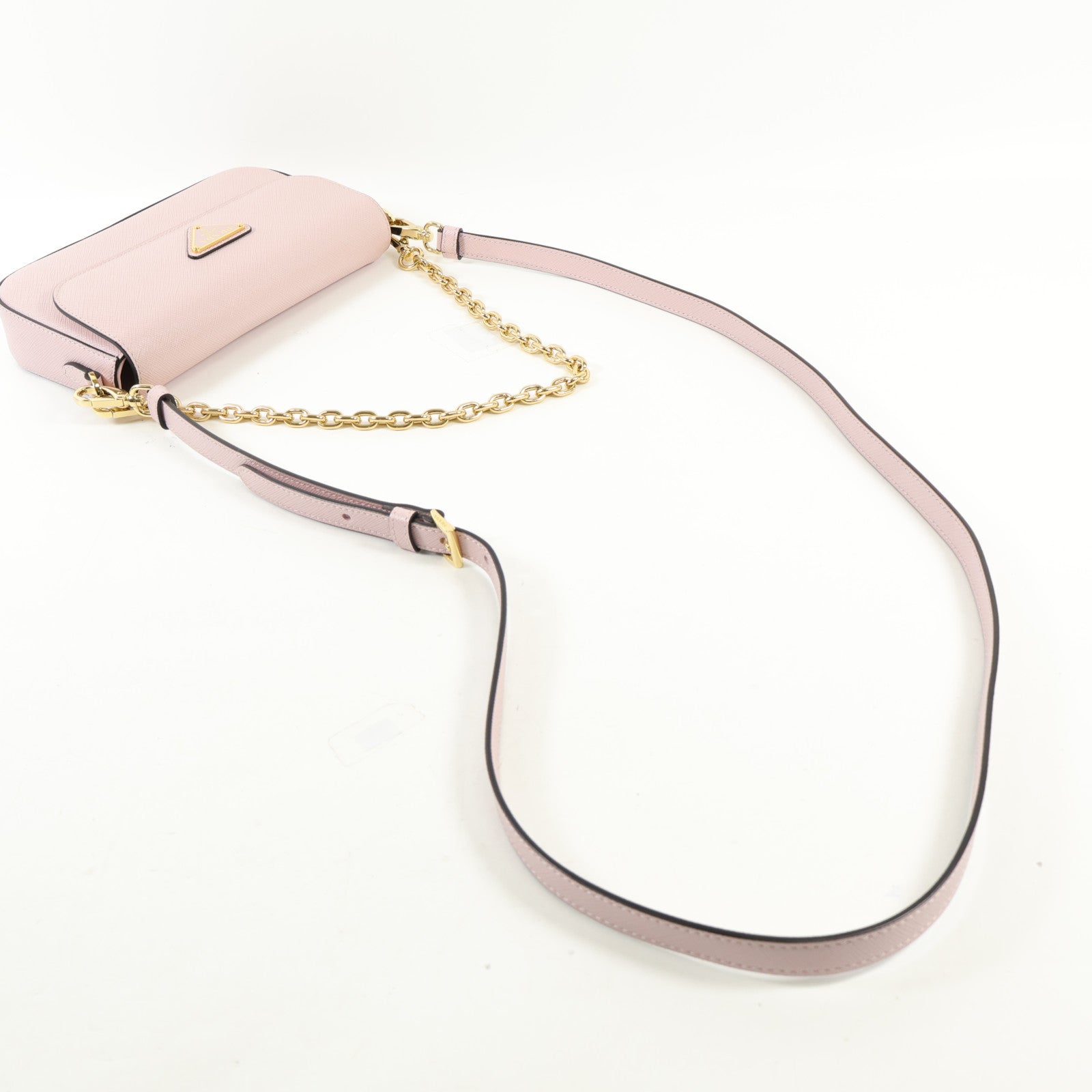 PRADA 牛皮皮革Shoulder Bag金扣肩背袋