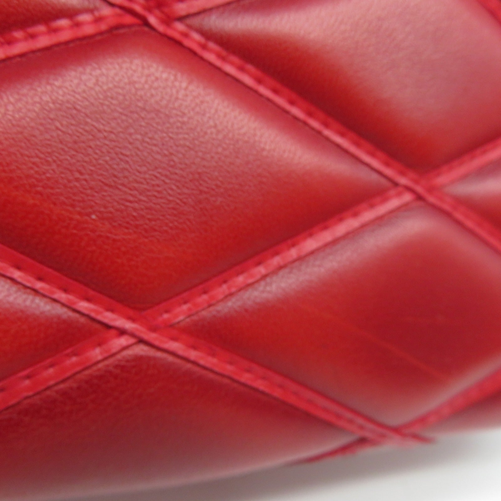 LOUIS VUITTON **【清倉大減價】Malletage Go-14 PM銀扣鏈帶肩背袋紅色