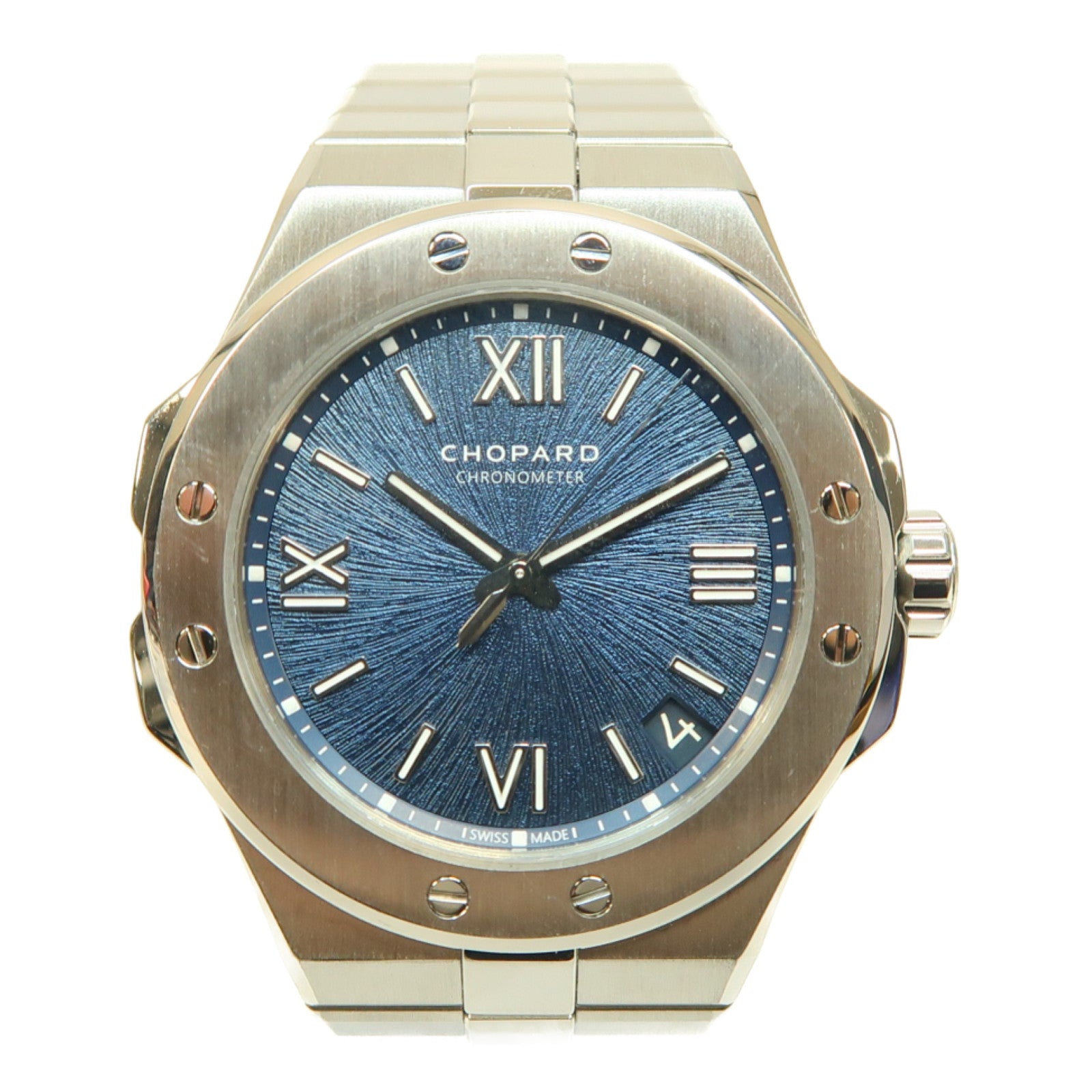 Chopard Alpine Eagle 41不鏽鋼手錶自動機芯深藍色