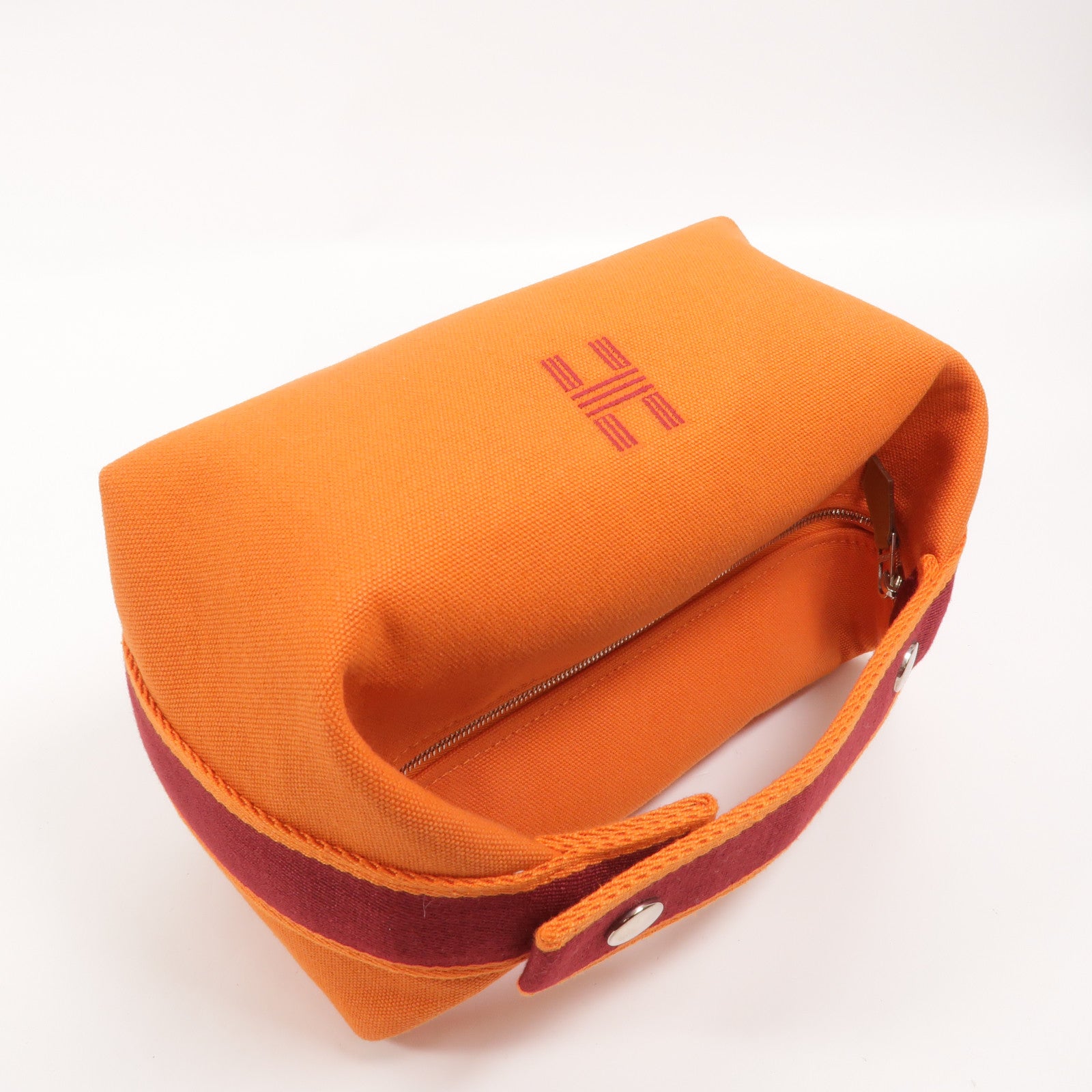HERMES 帆布Bride a Brac Case手挽袋