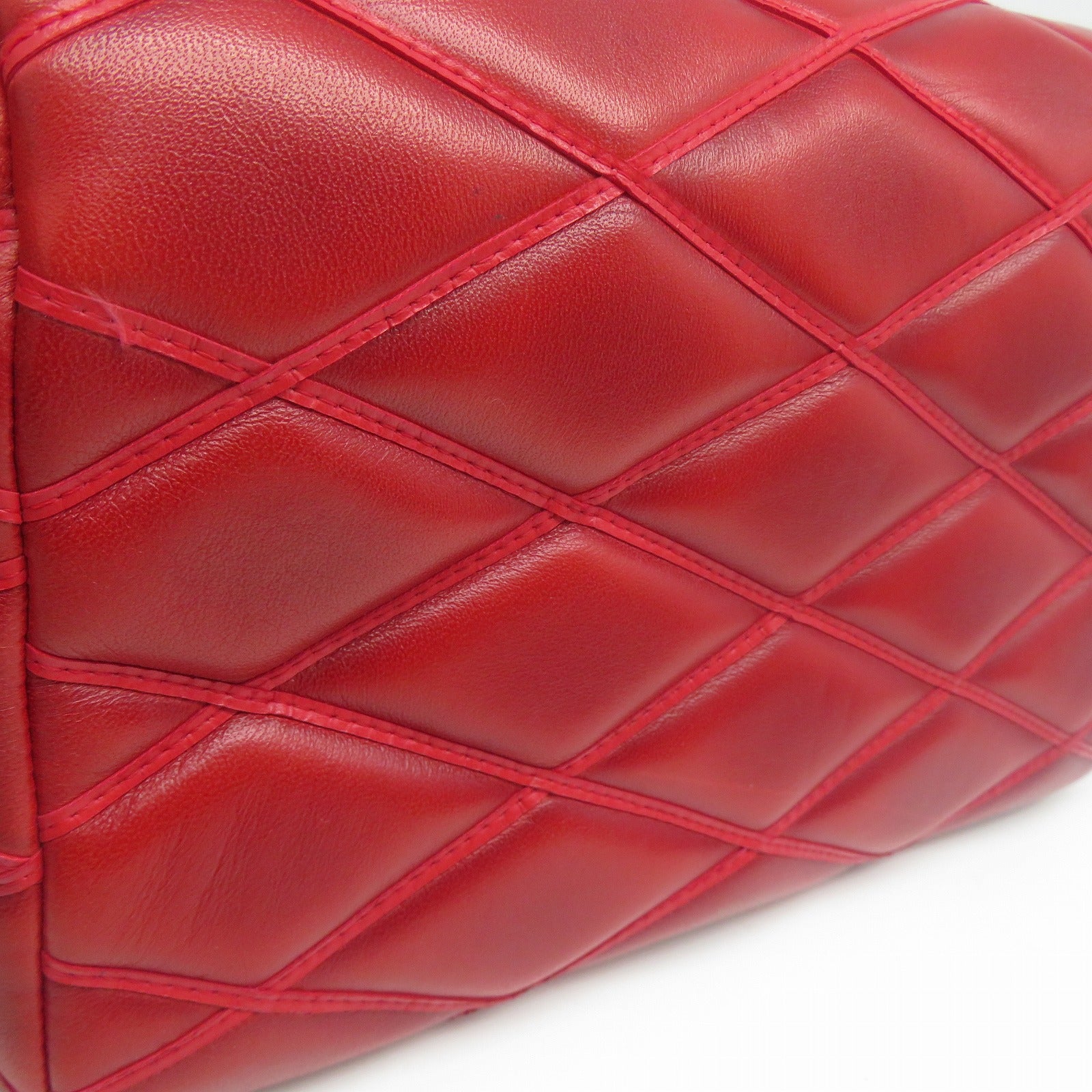 LOUIS VUITTON **【清倉大減價】Malletage Go-14 PM銀扣鏈帶肩背袋紅色