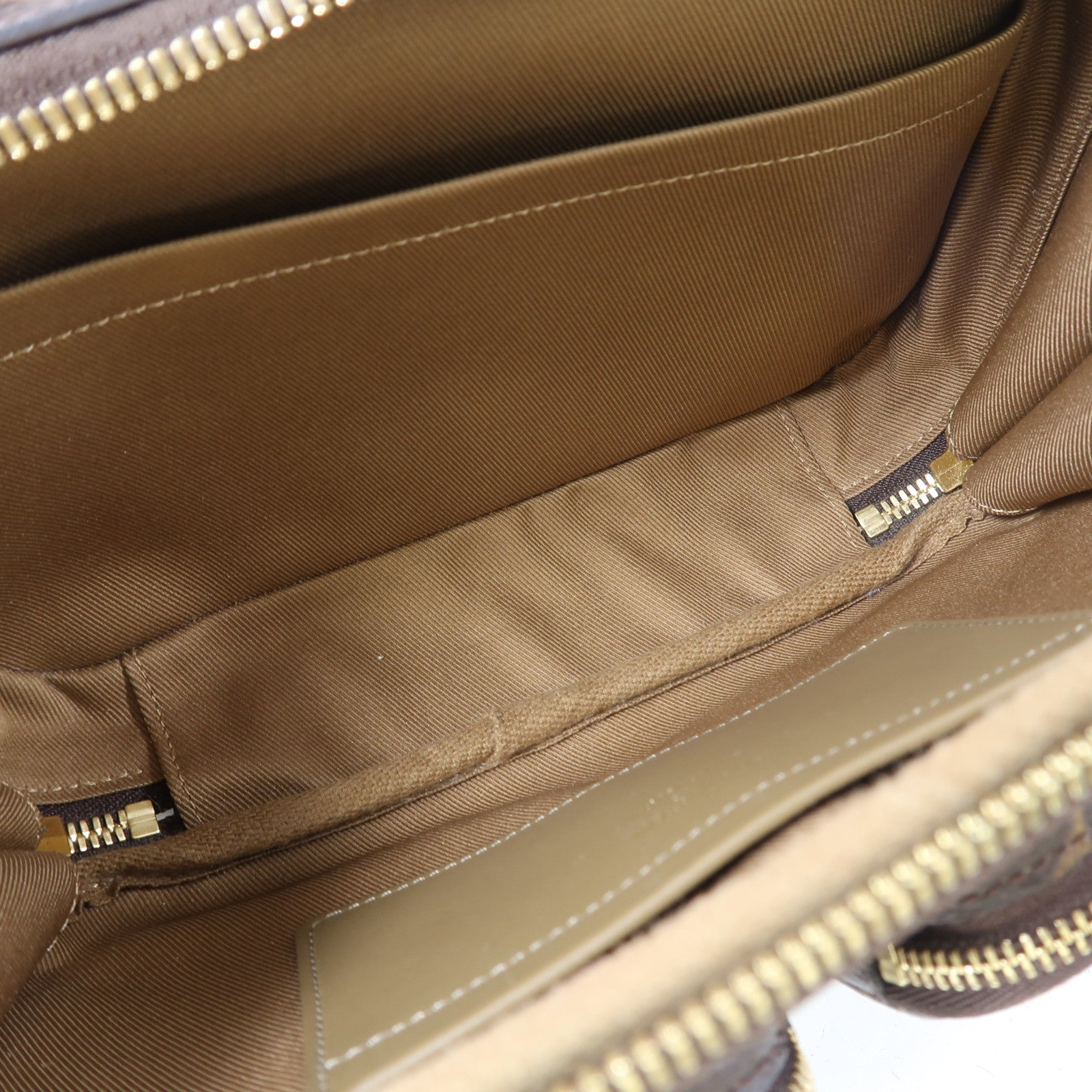 LOUIS VUITTON Monogram Utility Shoulder Bag金扣手挽肩背兩用袋棕色