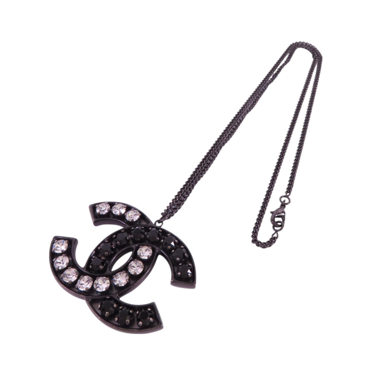 CHANEL 【激減優惠】金屬/水鑽CC Necklace項鏈