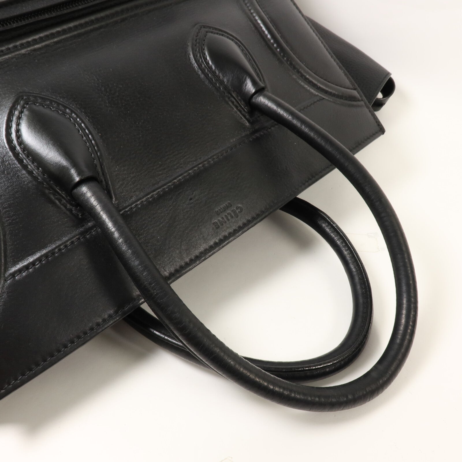 CELINE 牛皮皮革Phantom Luggage手挽袋