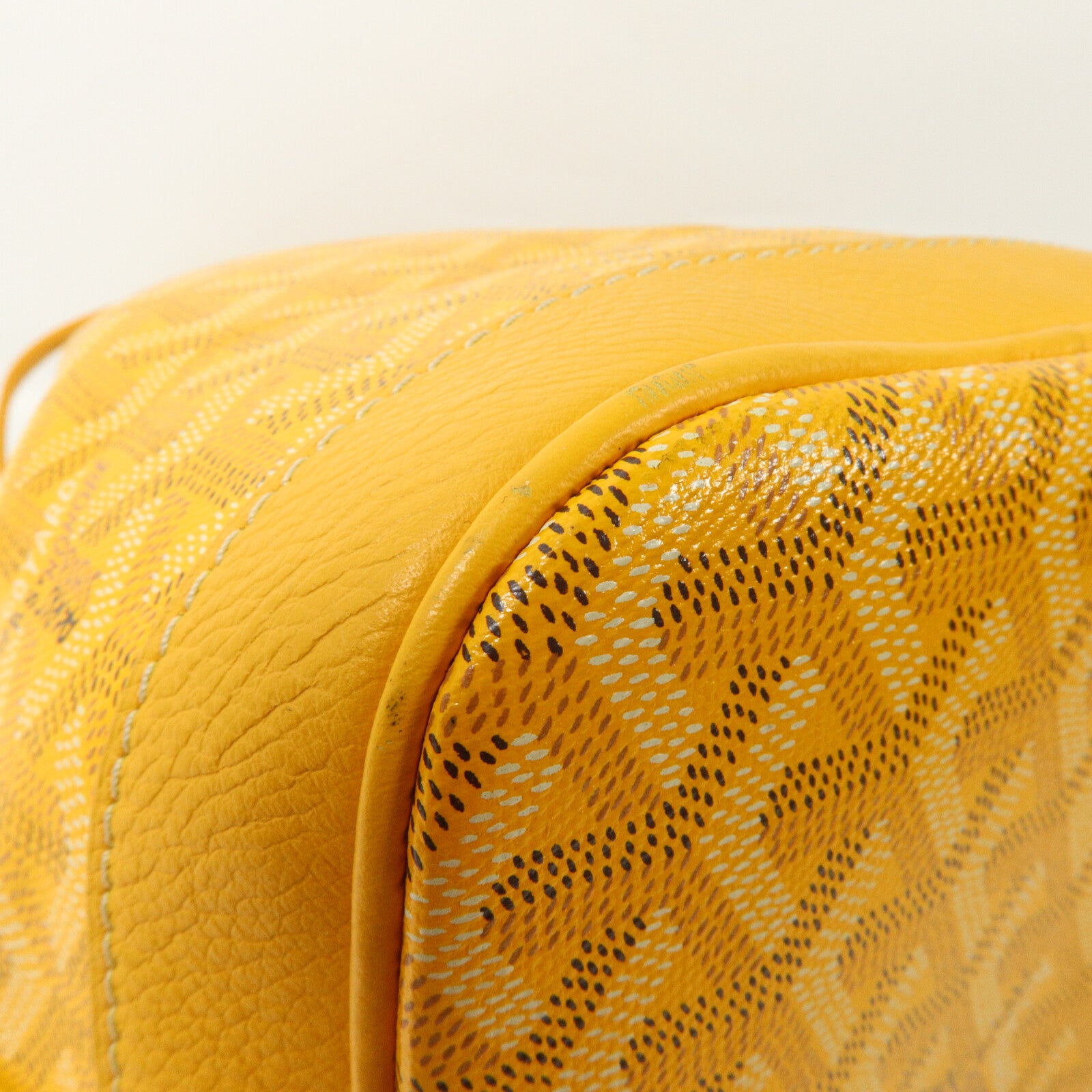 GOYARD 塗層帆布/牛皮皮革Petit Flot Bucket Bag肩背袋