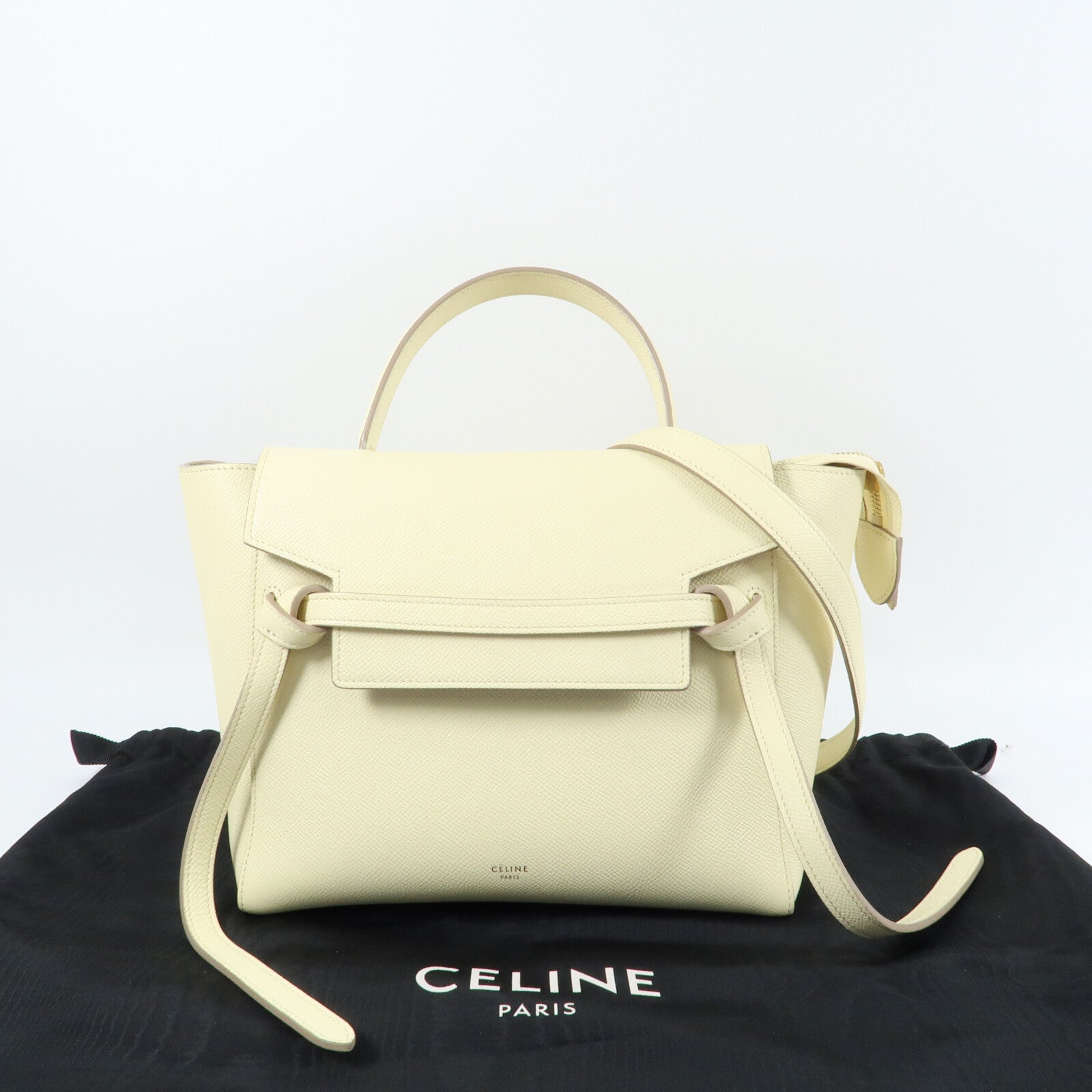 CELINE 牛皮皮革Micro Belt Bag手挽肩背兩用袋