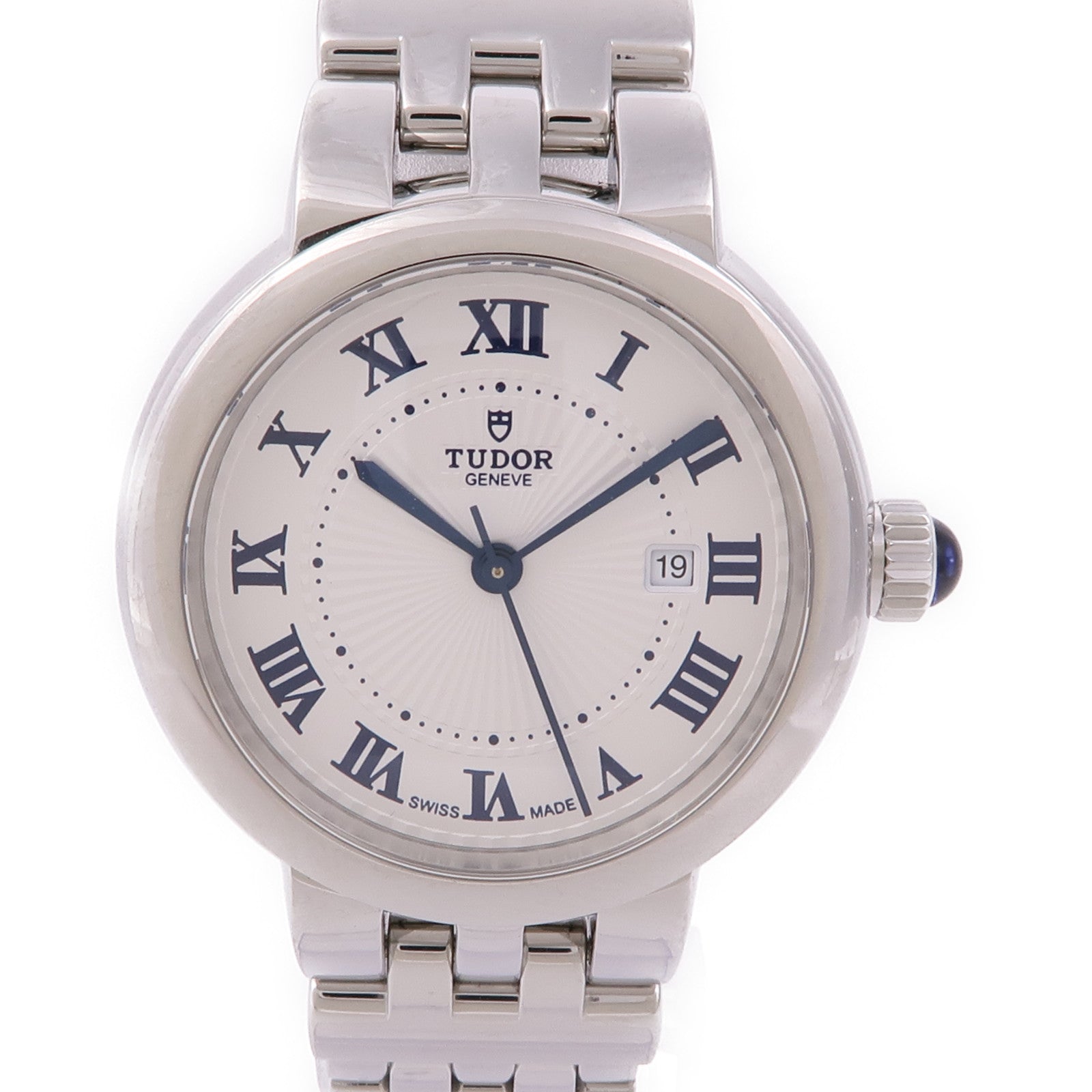 TUDOR Clair De Rose 35500 Automatic Watch Stainless Steel White
