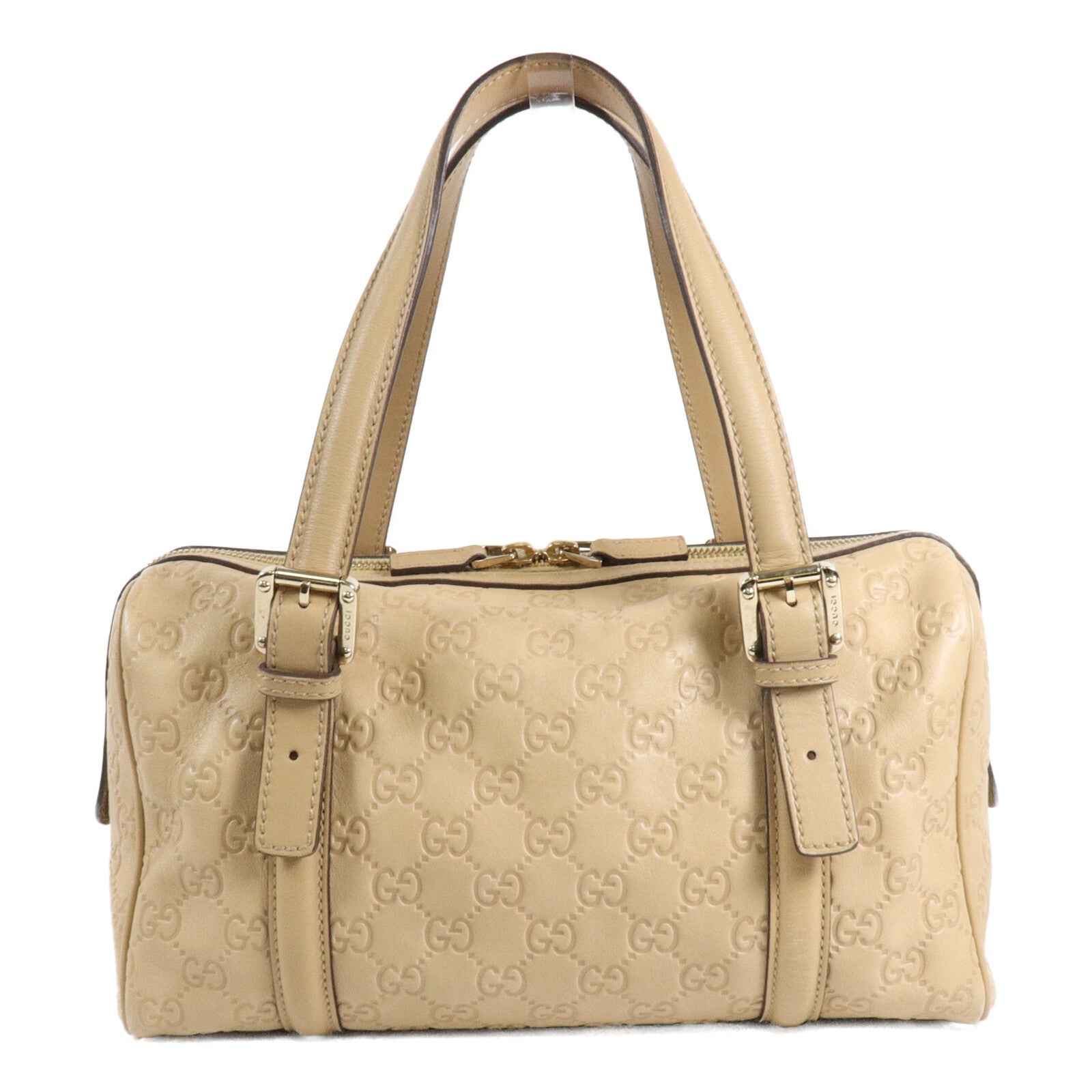 GUCCI 牛皮皮革Britt波士頓包