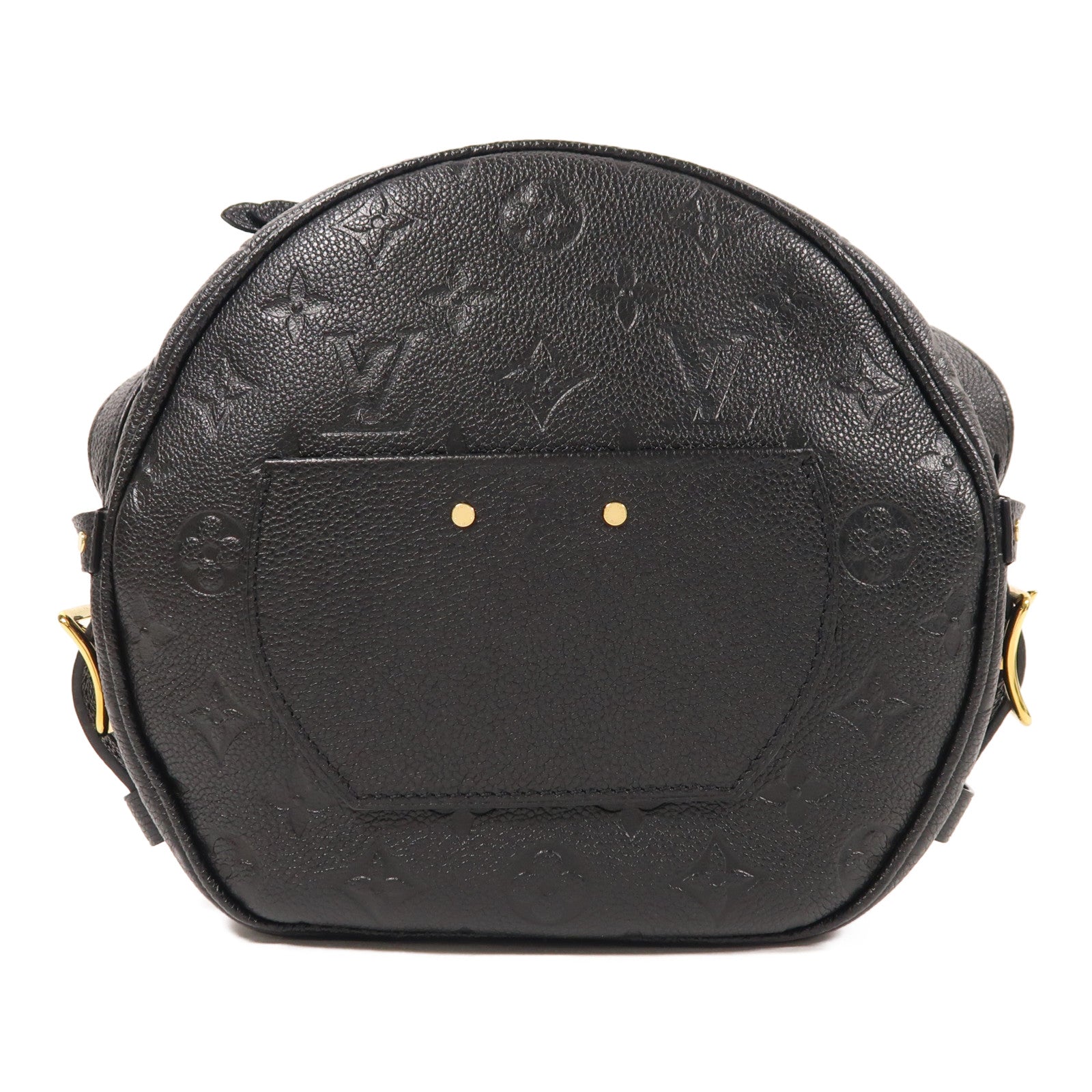 LOUIS VUITTON Monogram Empreinte Boite Chapeau金扣肩背袋