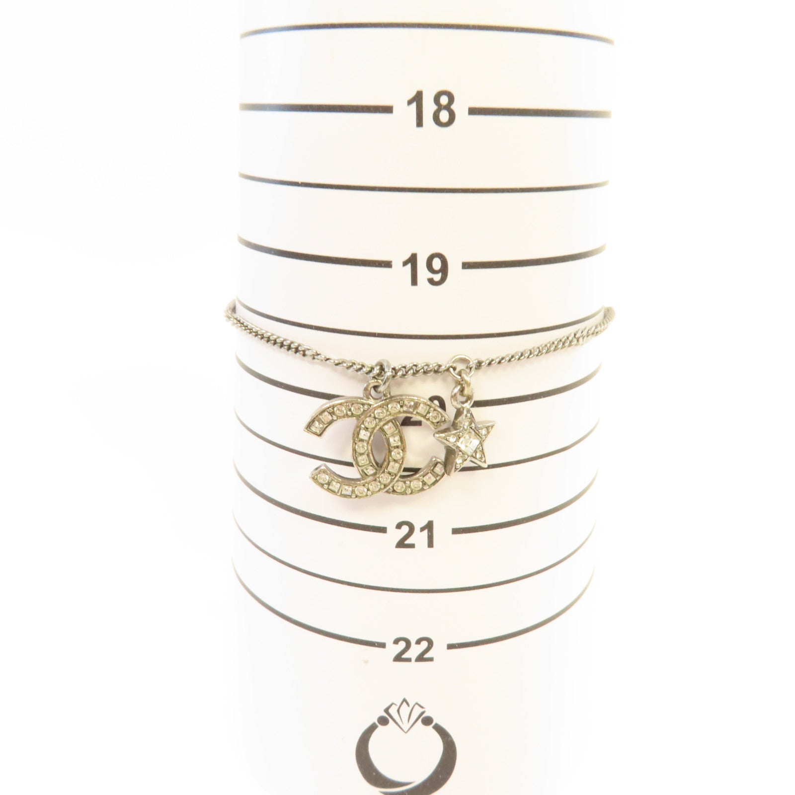 CHANEL 【激減優惠】金屬/仿珍珠CC Bracelet手鏈銀色