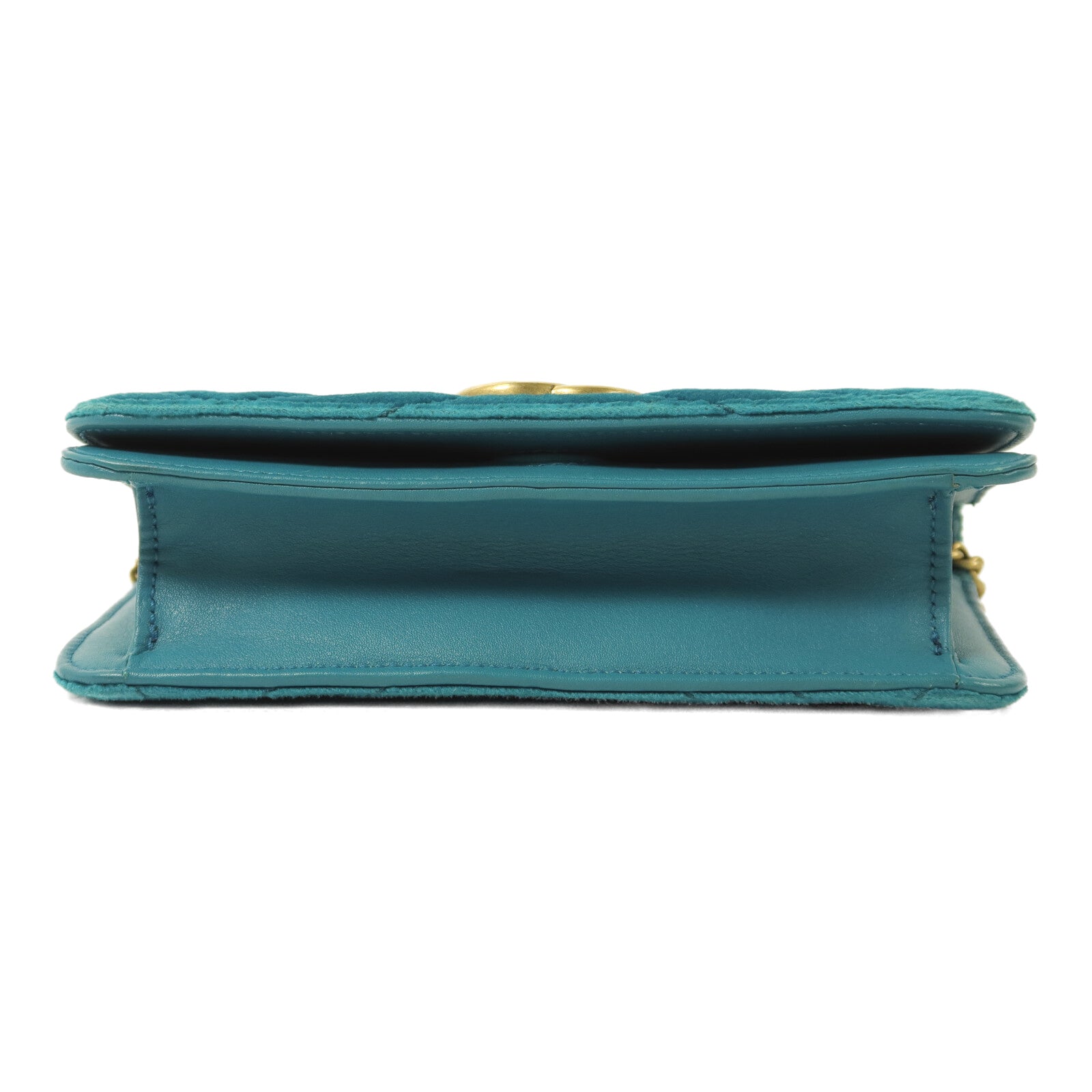 GUCCI 【激減優惠】絨布GG Marmont鏈帶肩背袋