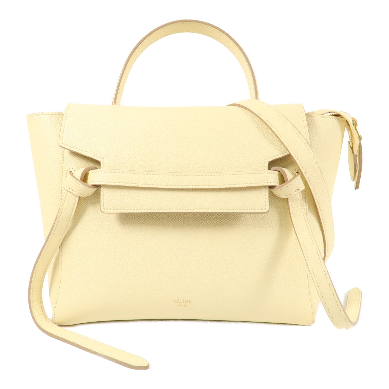 CELINE 牛皮皮革Micro Belt Bag手挽肩背兩用袋
