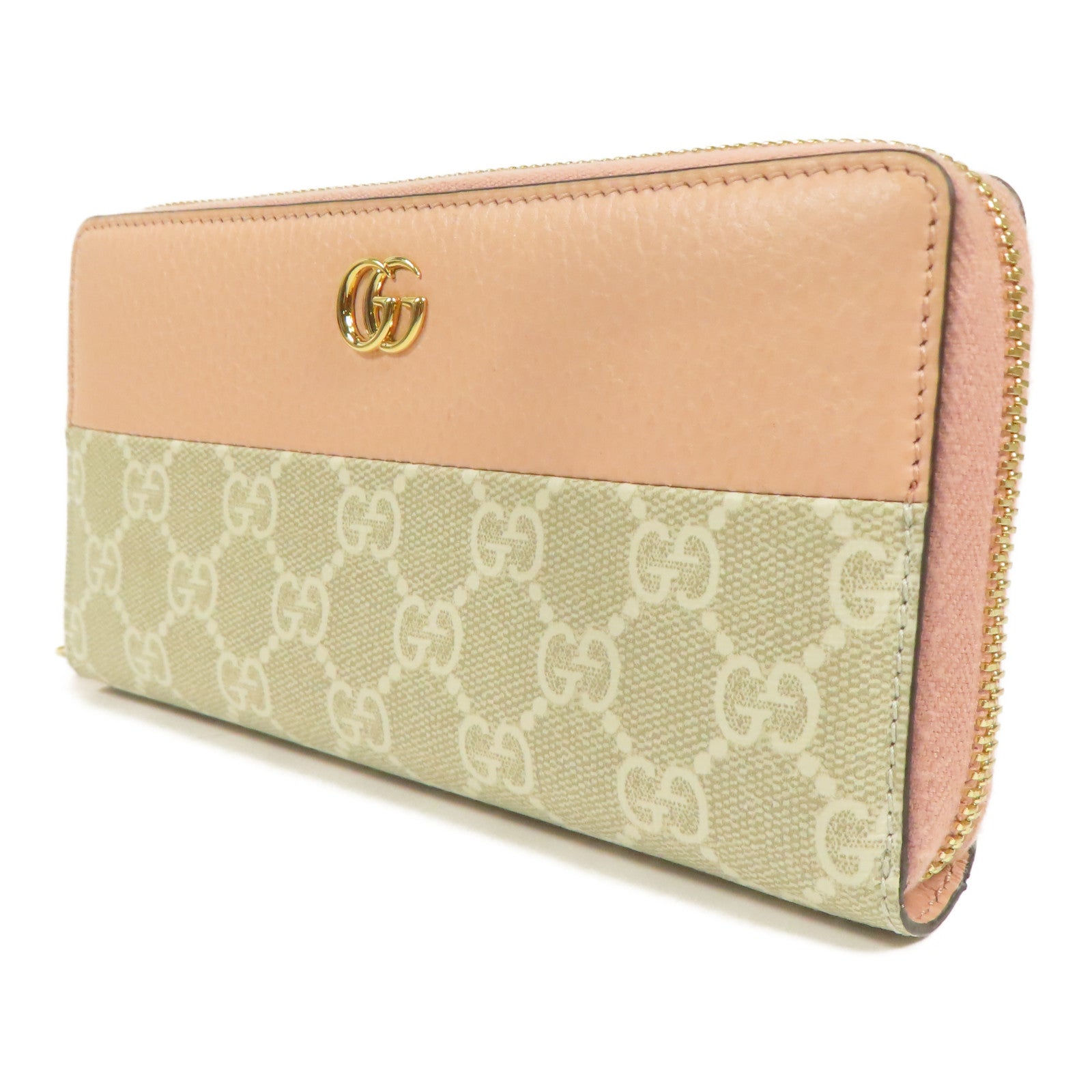 GUCCI 塗層帆布Wallet金扣長錢包