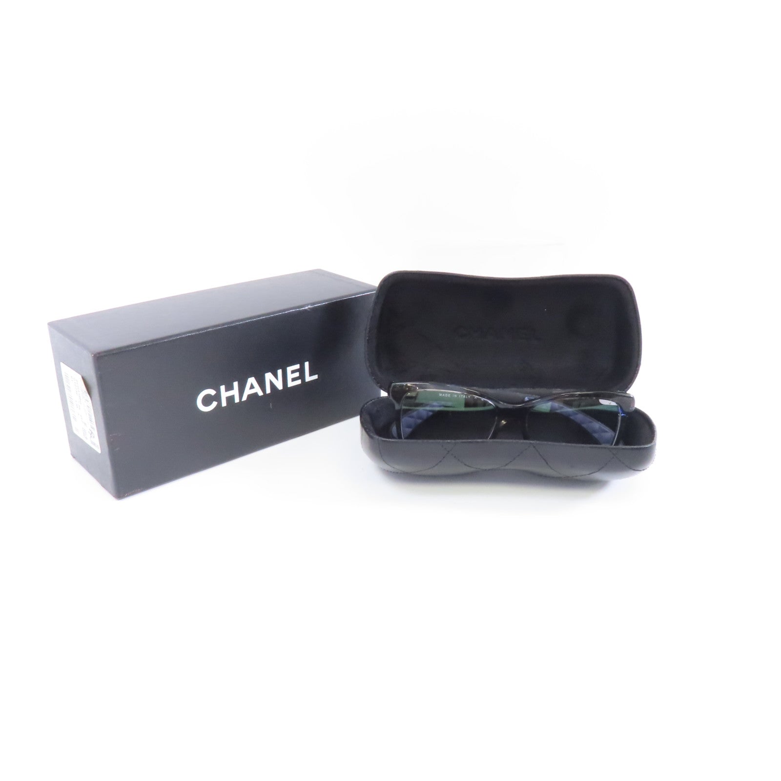 CHANEL PVC Glasses眼鏡黑色/藍色