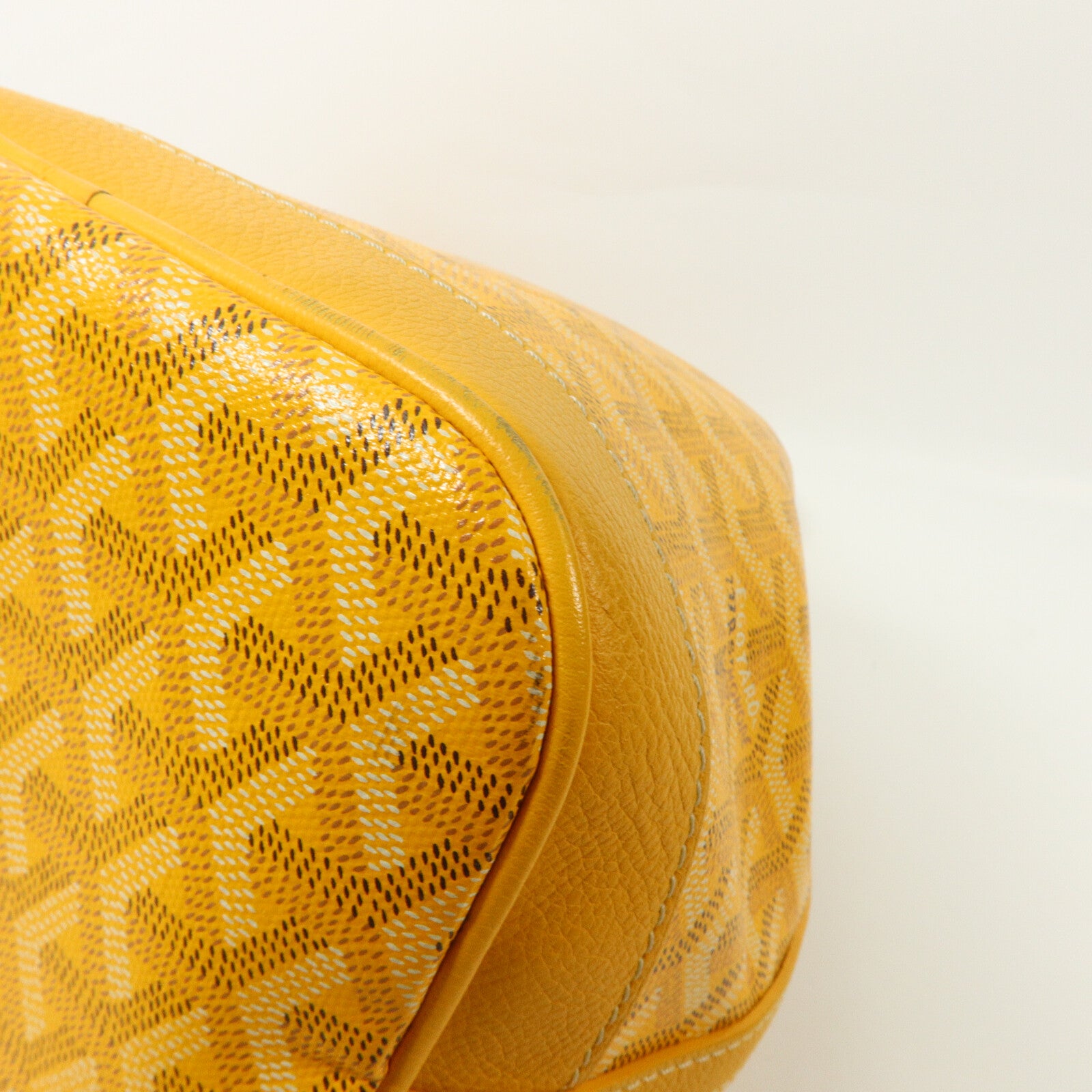 GOYARD 塗層帆布/牛皮皮革Petit Flot Bucket Bag肩背袋