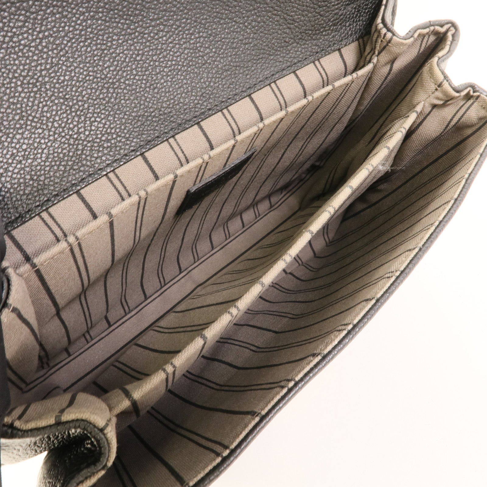 LOUIS VUITTON Monogram Empreinte Pochette Metis金扣手挽肩背兩用袋