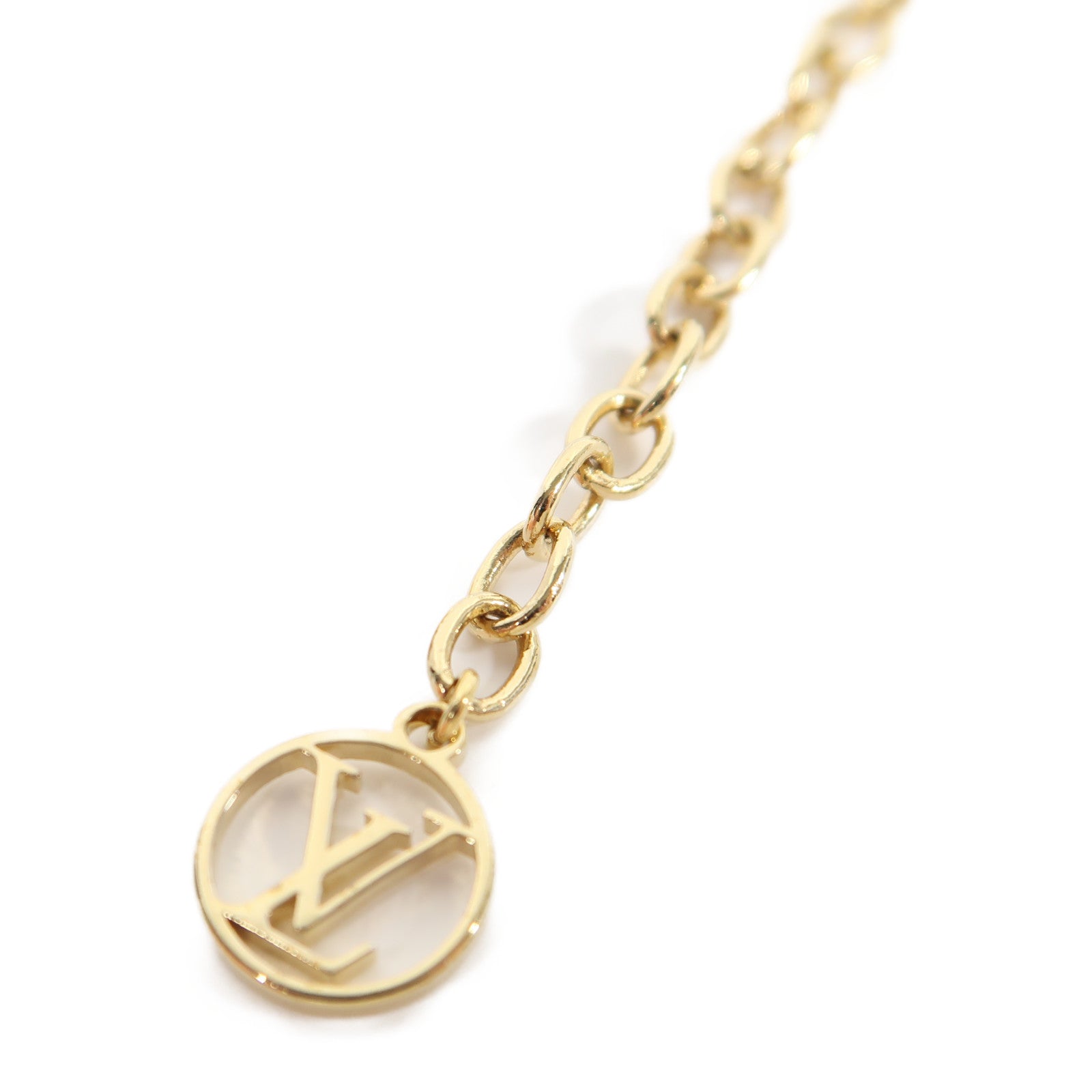 LOUIS VUITTON 金屬Monogram Miss LV Bracelet手鏈金色/粉紅色/白色