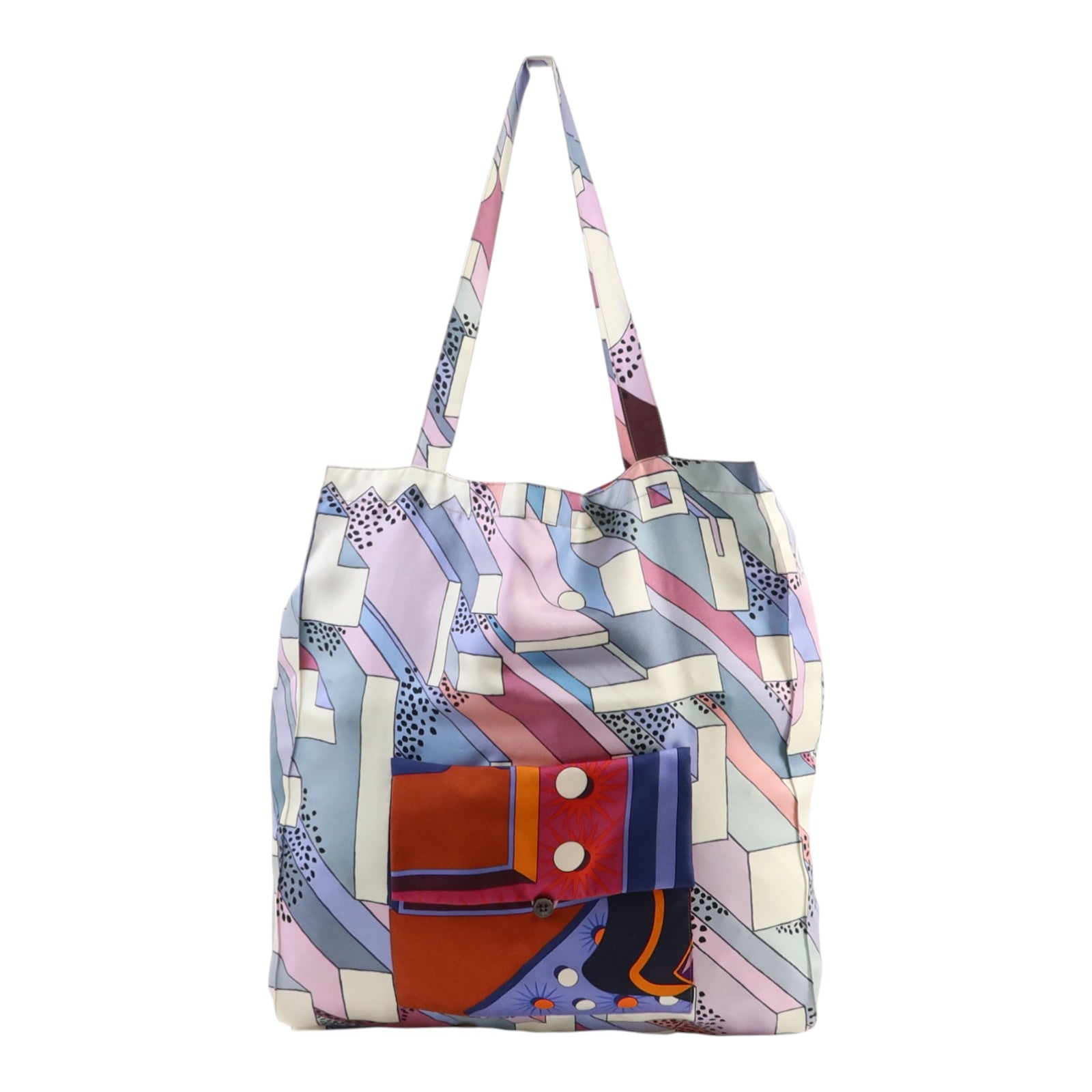 HERMES 絲質Petit H Limited肩背袋