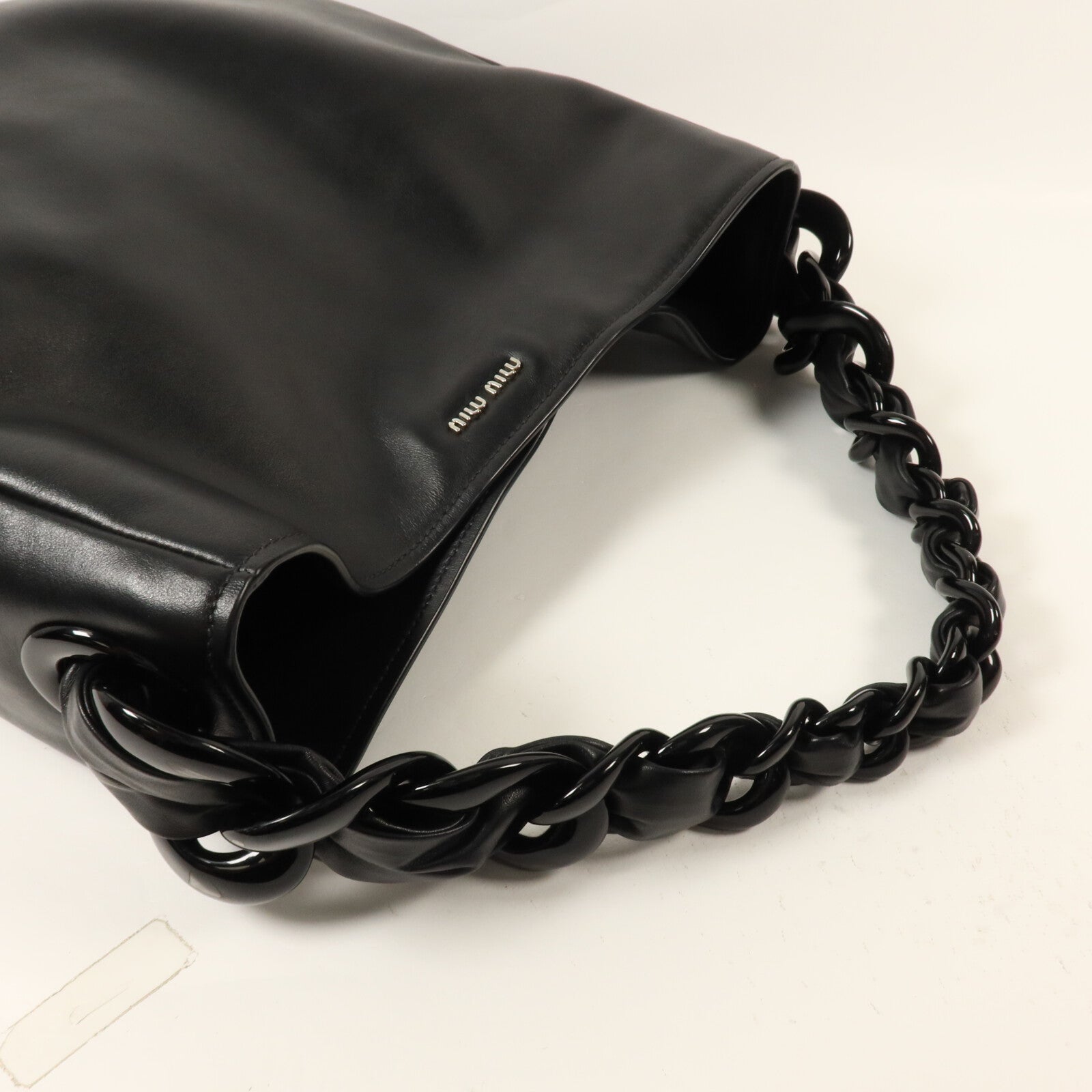 Miu Miu 羊皮皮革Hobo肩背袋