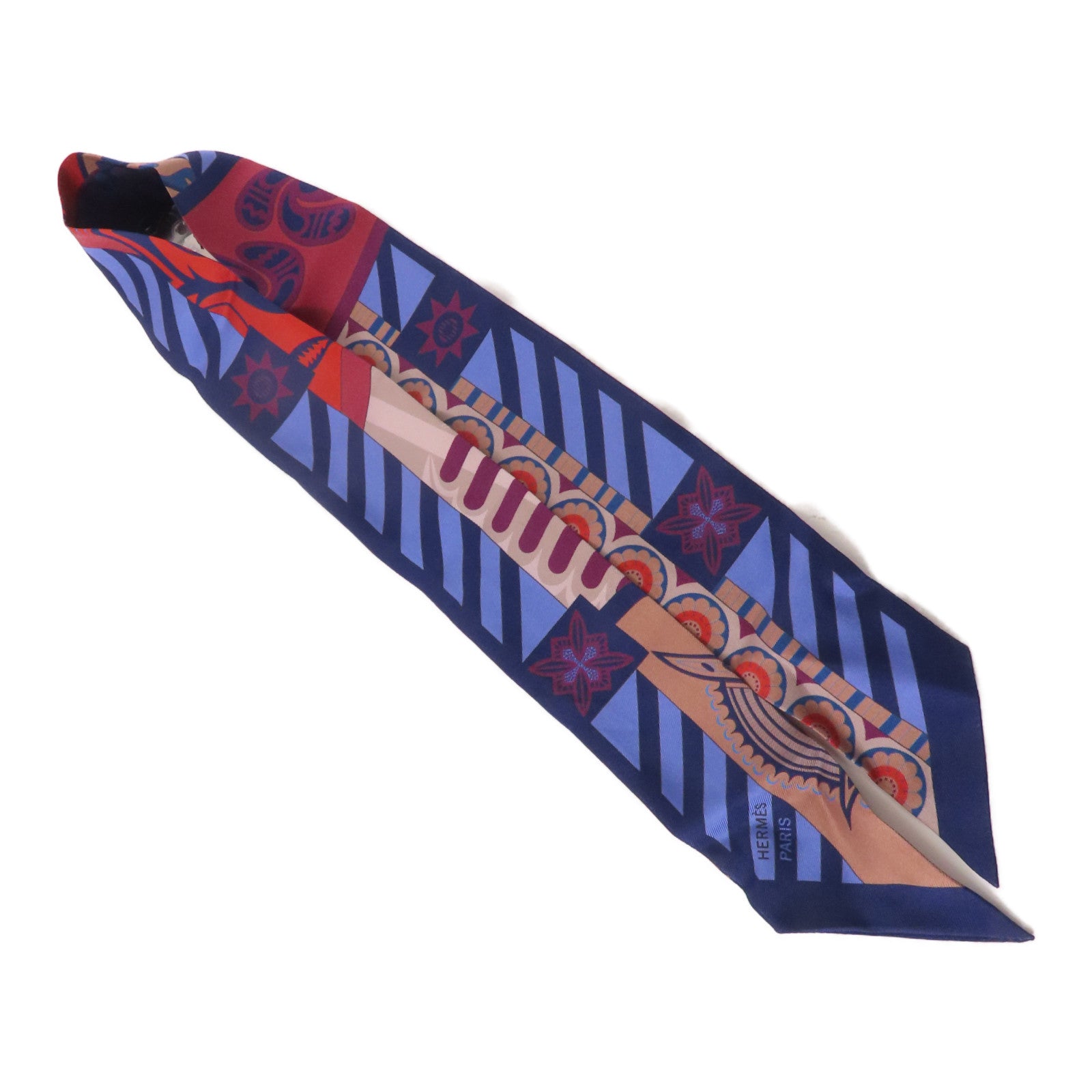 HERMES 絲質Twilly絲巾