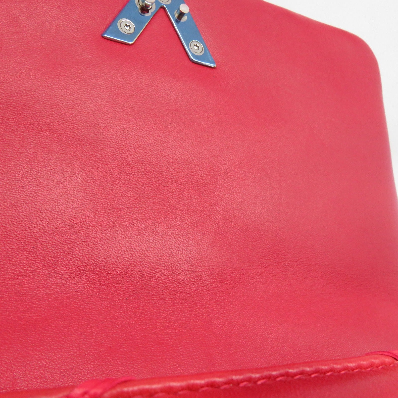 LOUIS VUITTON **【清倉大減價】Malletage Go-14 PM銀扣鏈帶肩背袋紅色