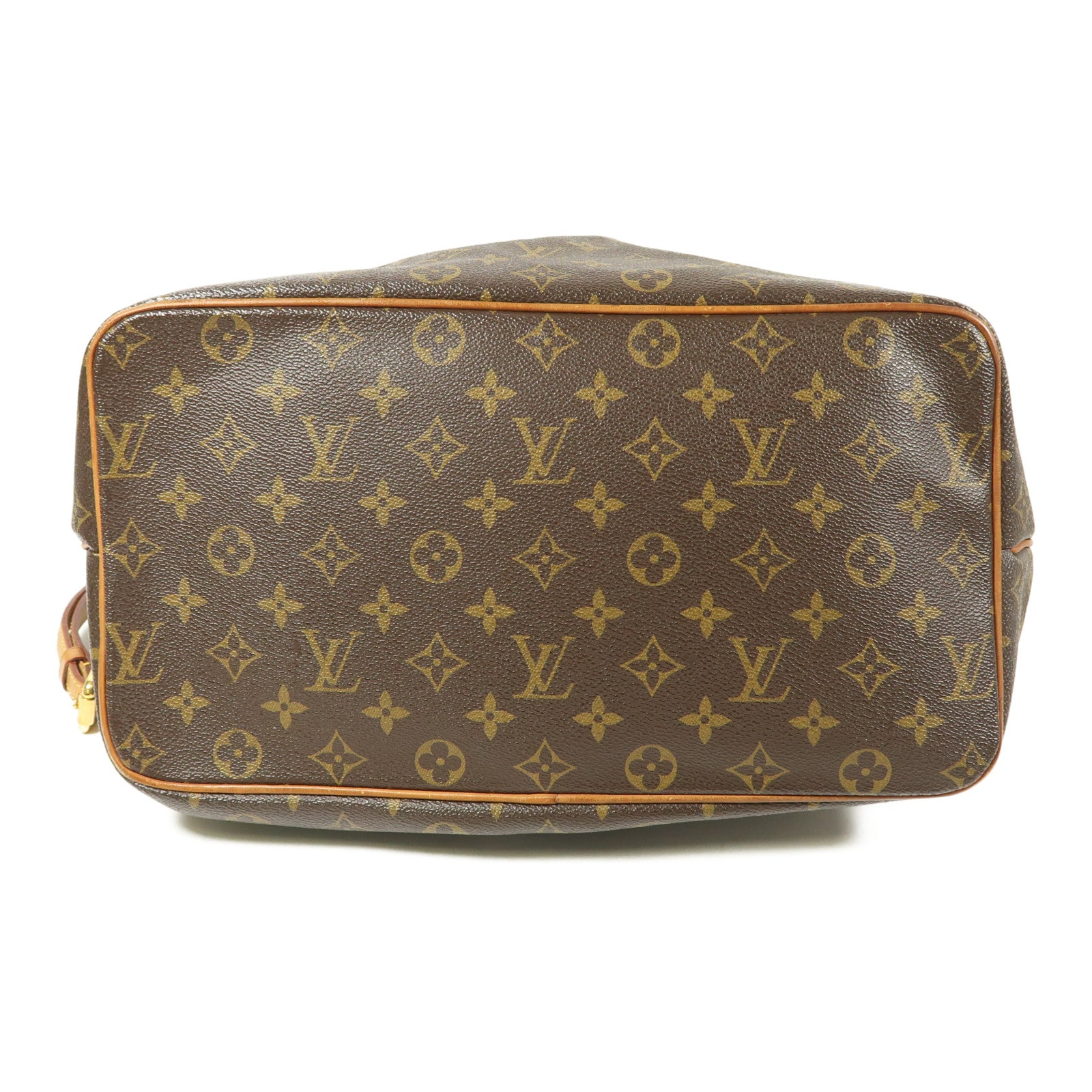 LOUIS VUITTON Monogram Palermo GM金扣手挽肩背兩用袋棕色