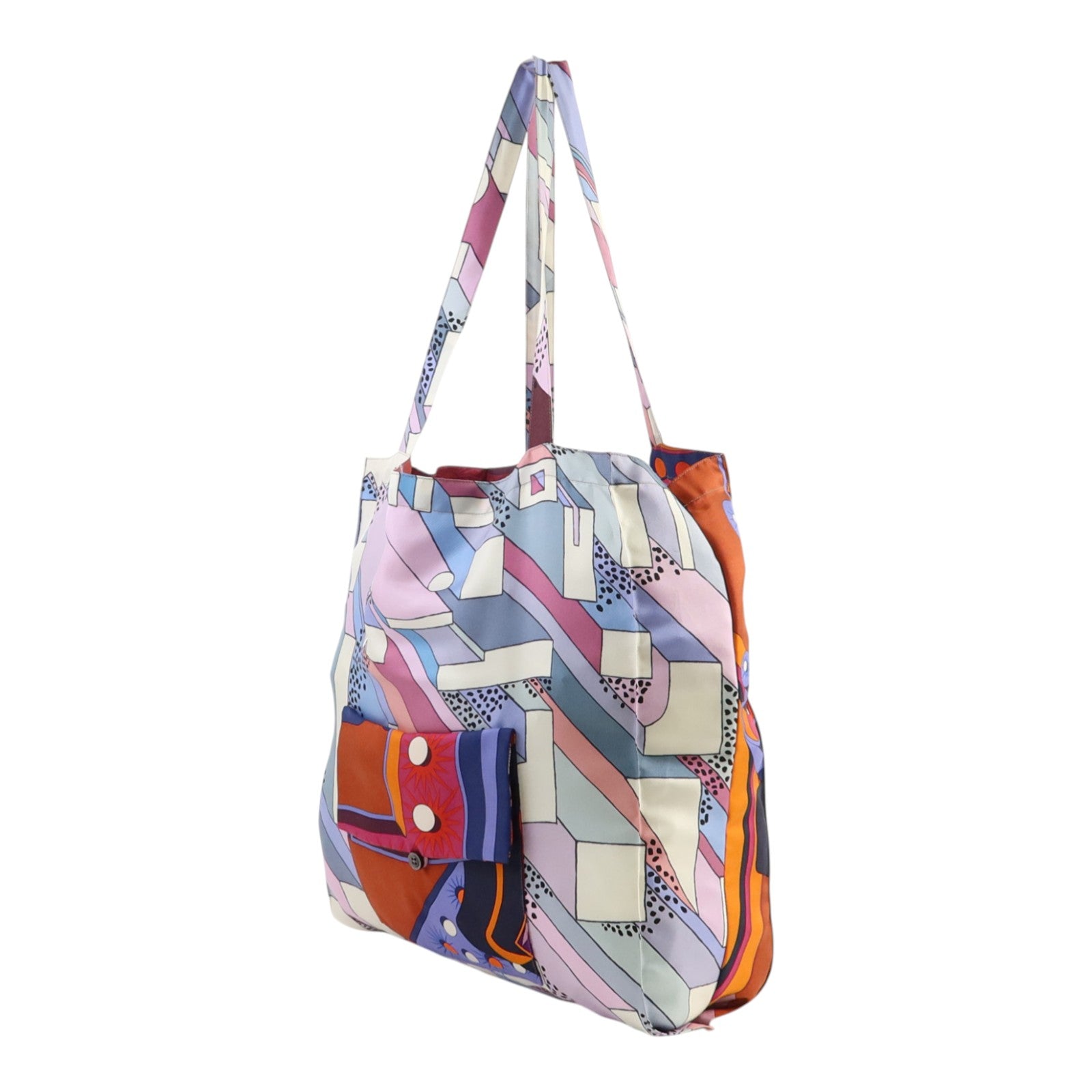 HERMES 絲質Petit H Limited肩背袋