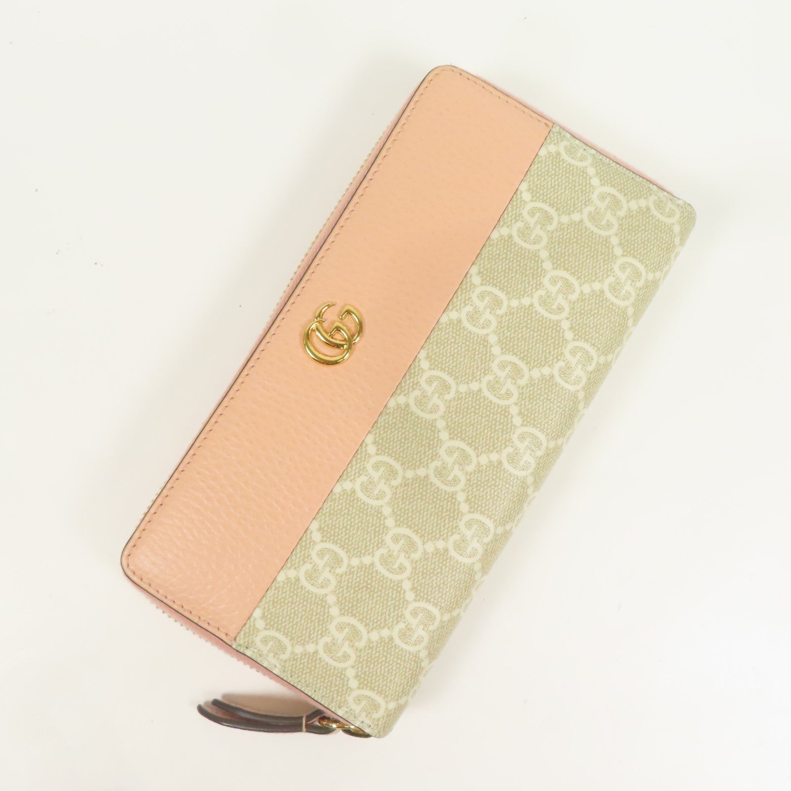 GUCCI 塗層帆布Wallet金扣長錢包