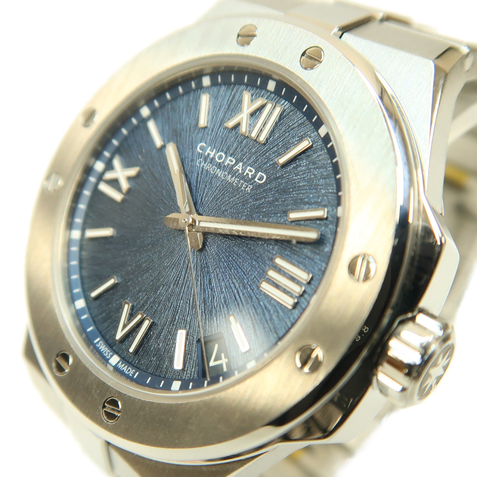 Chopard Alpine Eagle 41不鏽鋼手錶自動機芯深藍色