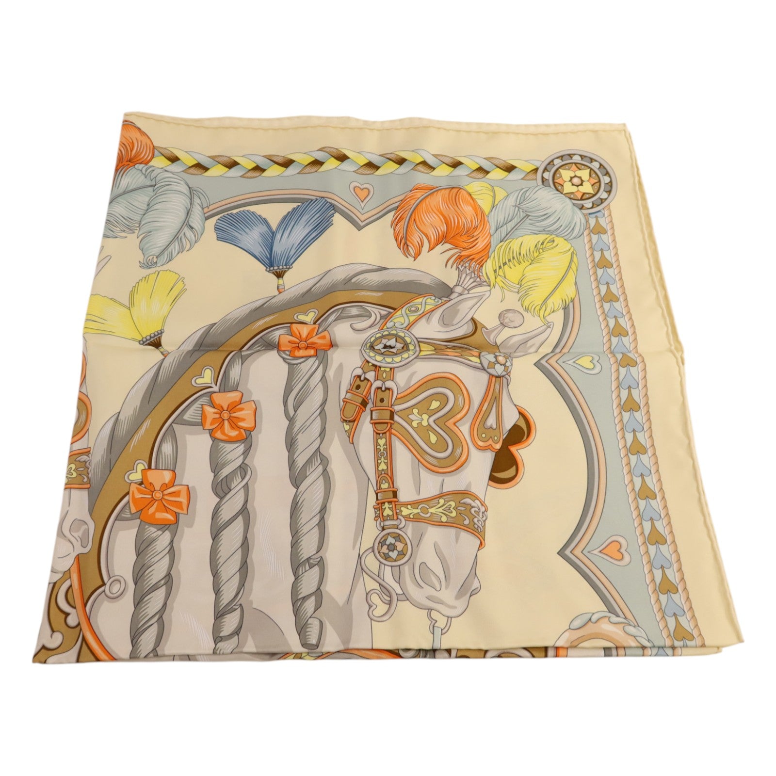 HERMES 絲質Scarf 90x90絲巾