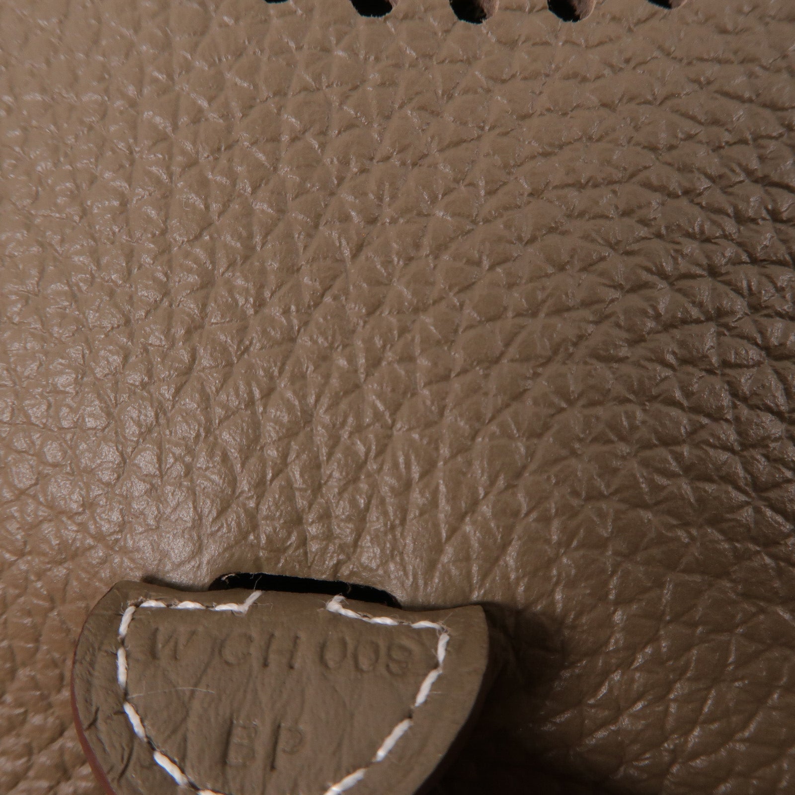 HERMES Clemence皮革Evelyne TPM肩背袋Etoupe