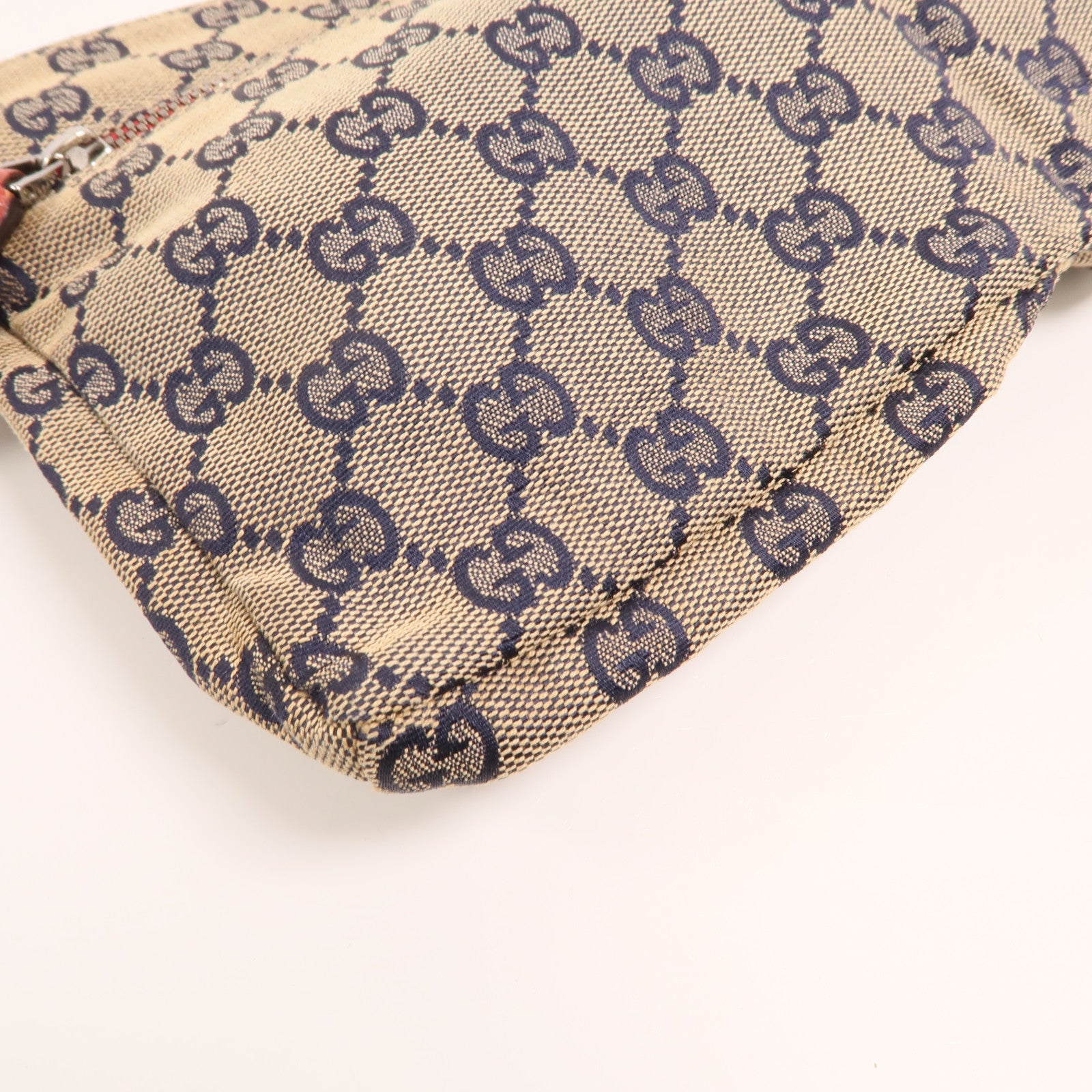 GUCCI GG帆布GG Waist Bag銀扣腰包