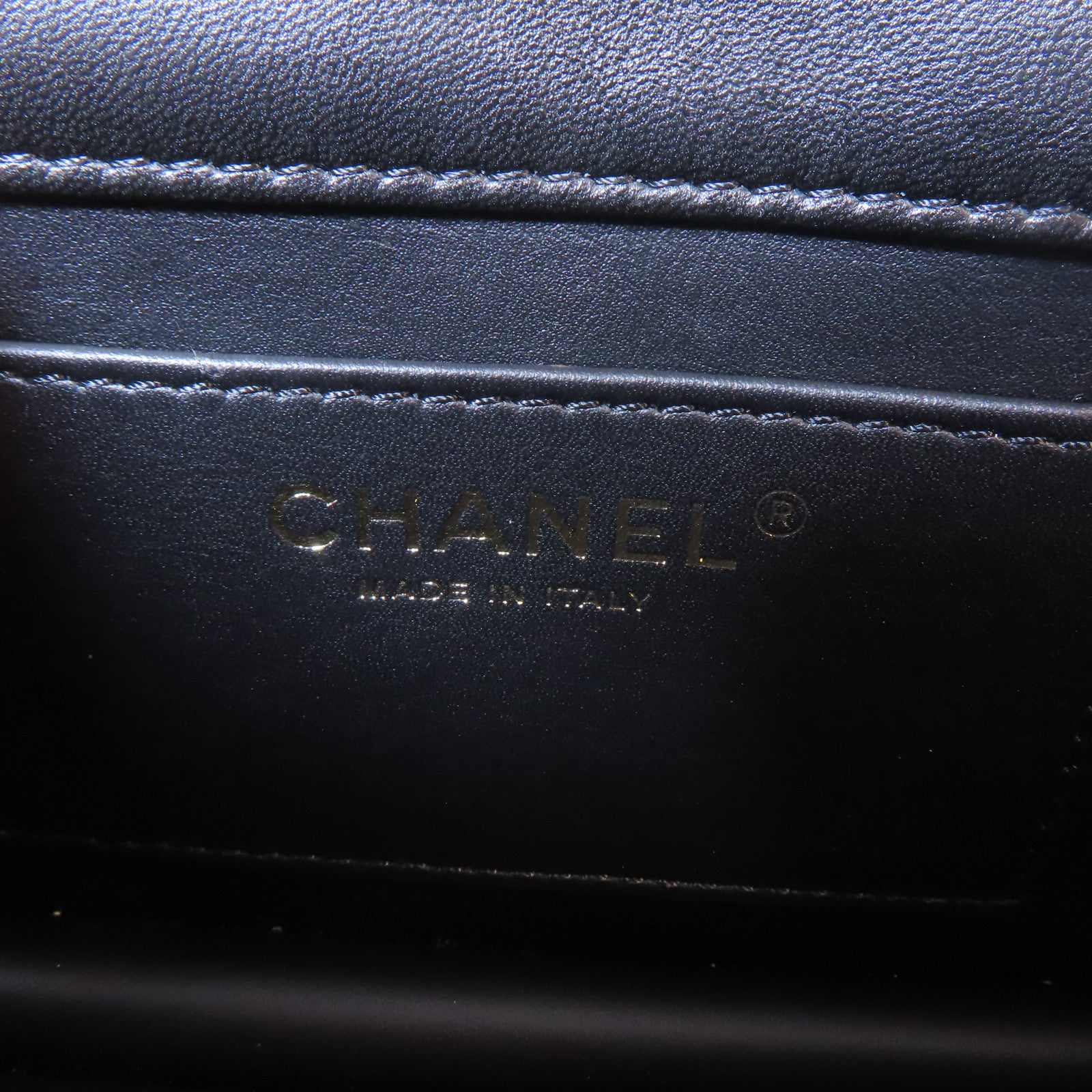 CHANEL 菱格羊皮皮革2 Way Shoulder Bag金扣手挽肩背兩用袋黑色