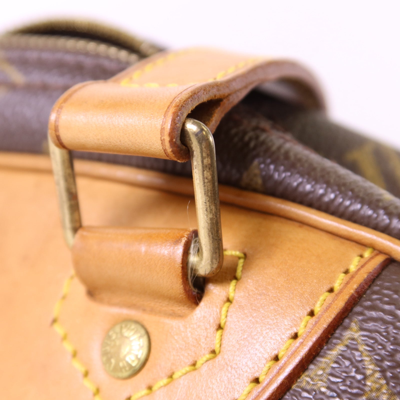 LOUIS VUITTON Monogram Excursion Shoe Case金扣手挽袋M41450