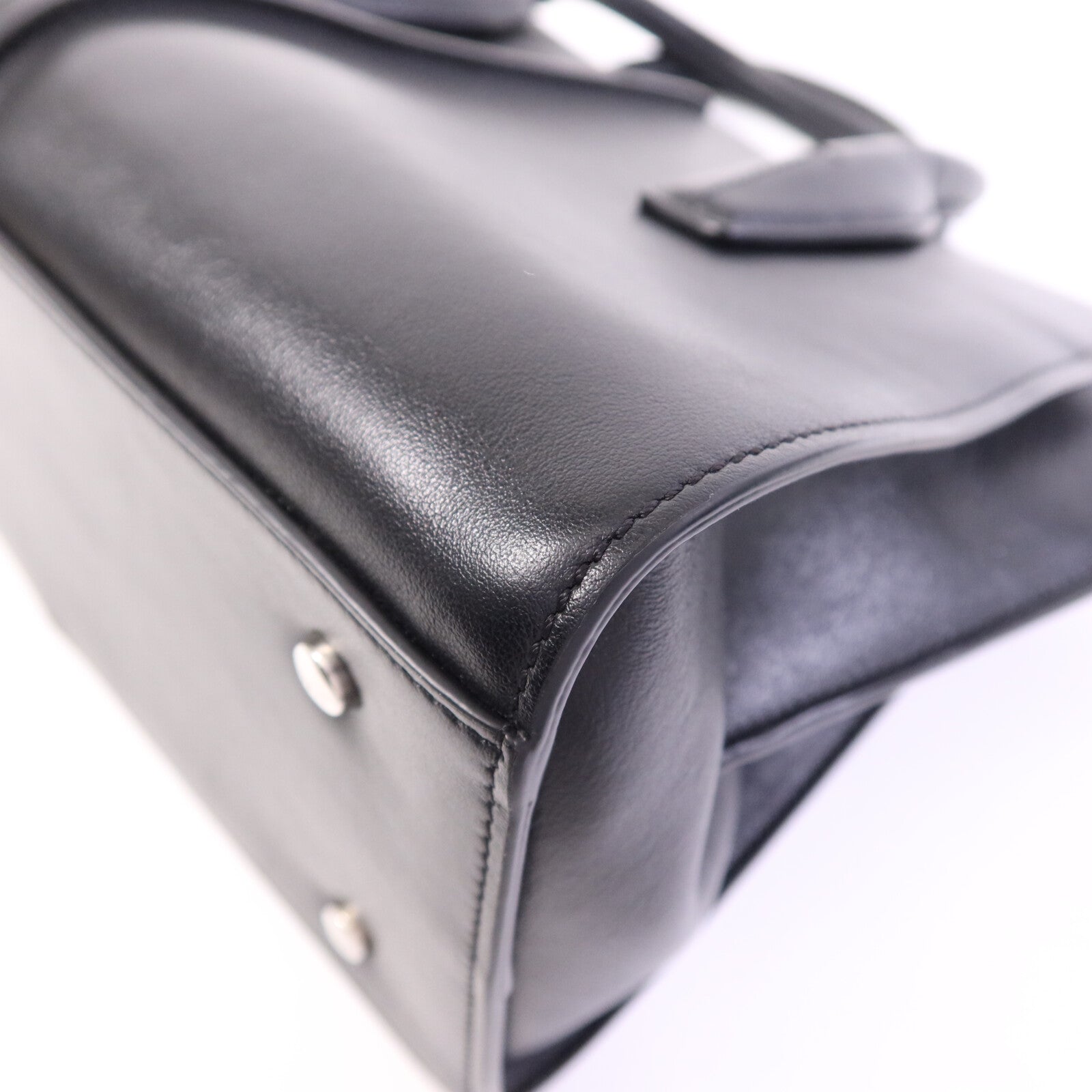 TOD'S 牛皮皮革2 Way Shoulder Bag銀扣肩背袋