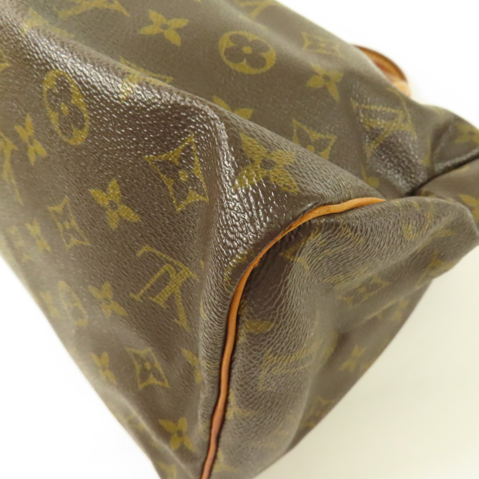 LOUIS VUITTON LV GHW Speedy 30 Handbag Boston Bag M41526 Monogram Brown