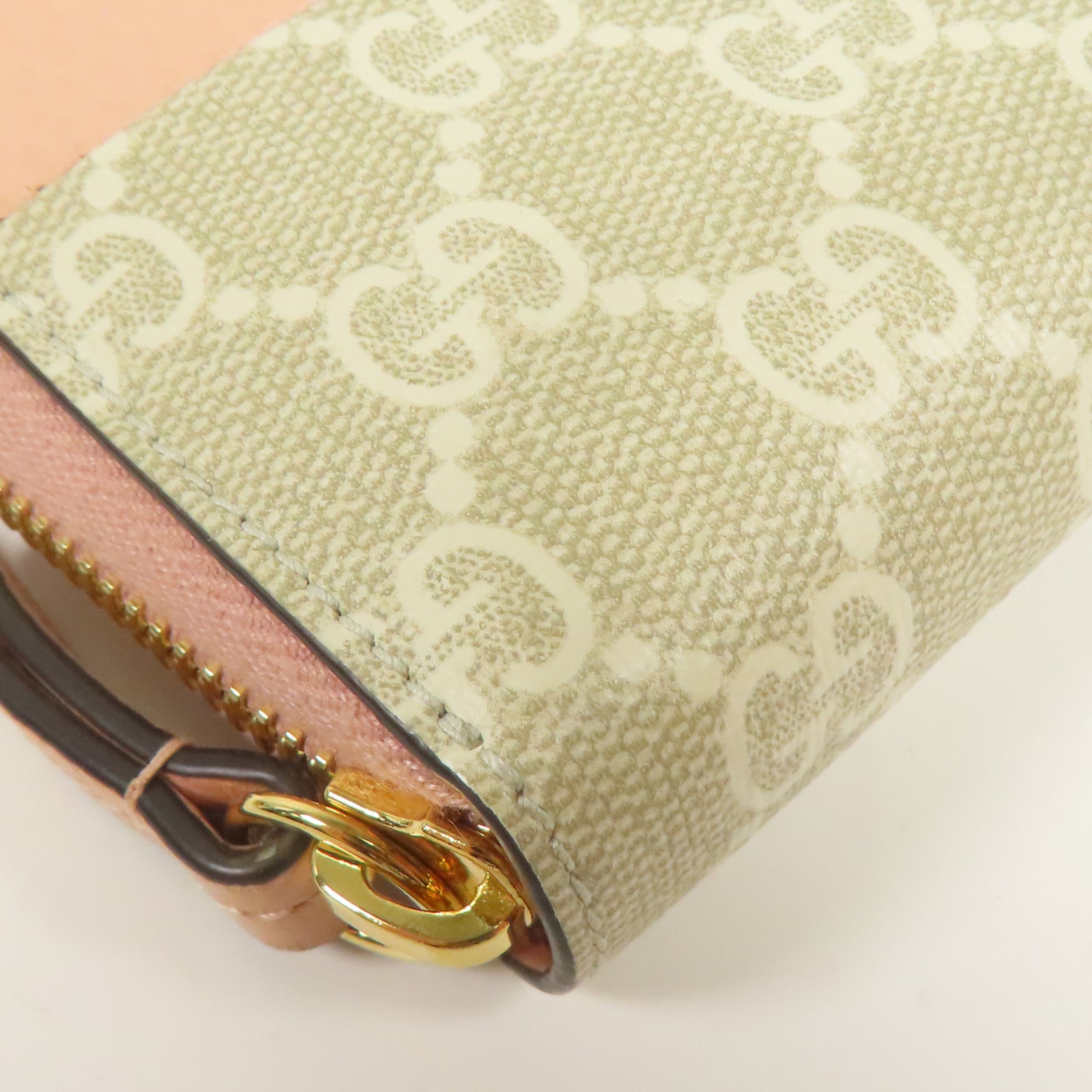 GUCCI 塗層帆布Wallet金扣長錢包