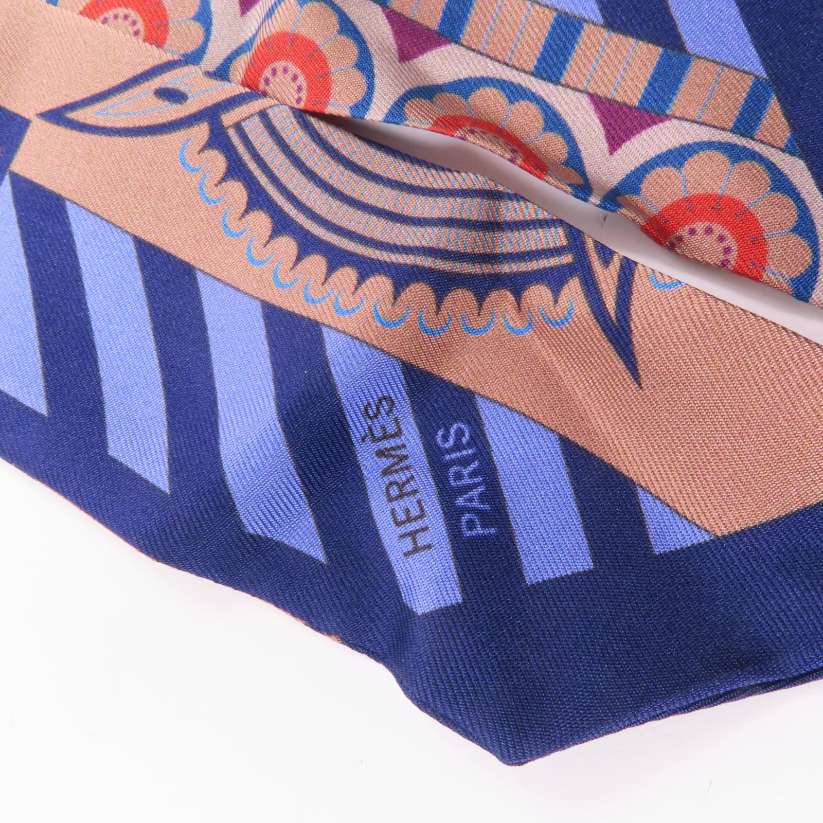 HERMES 絲質Twilly絲巾