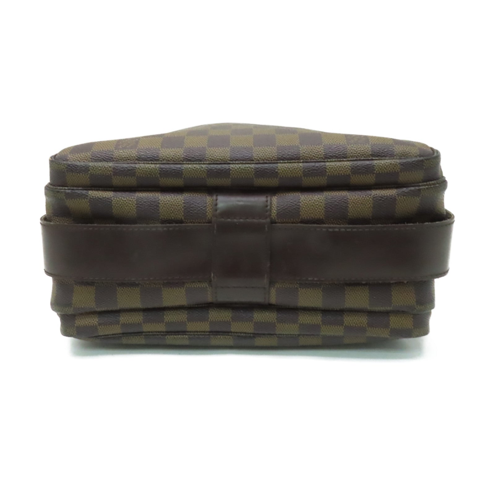 LOUIS VUITTON 【激減優惠】Damier Naviglio金扣肩背袋啡色