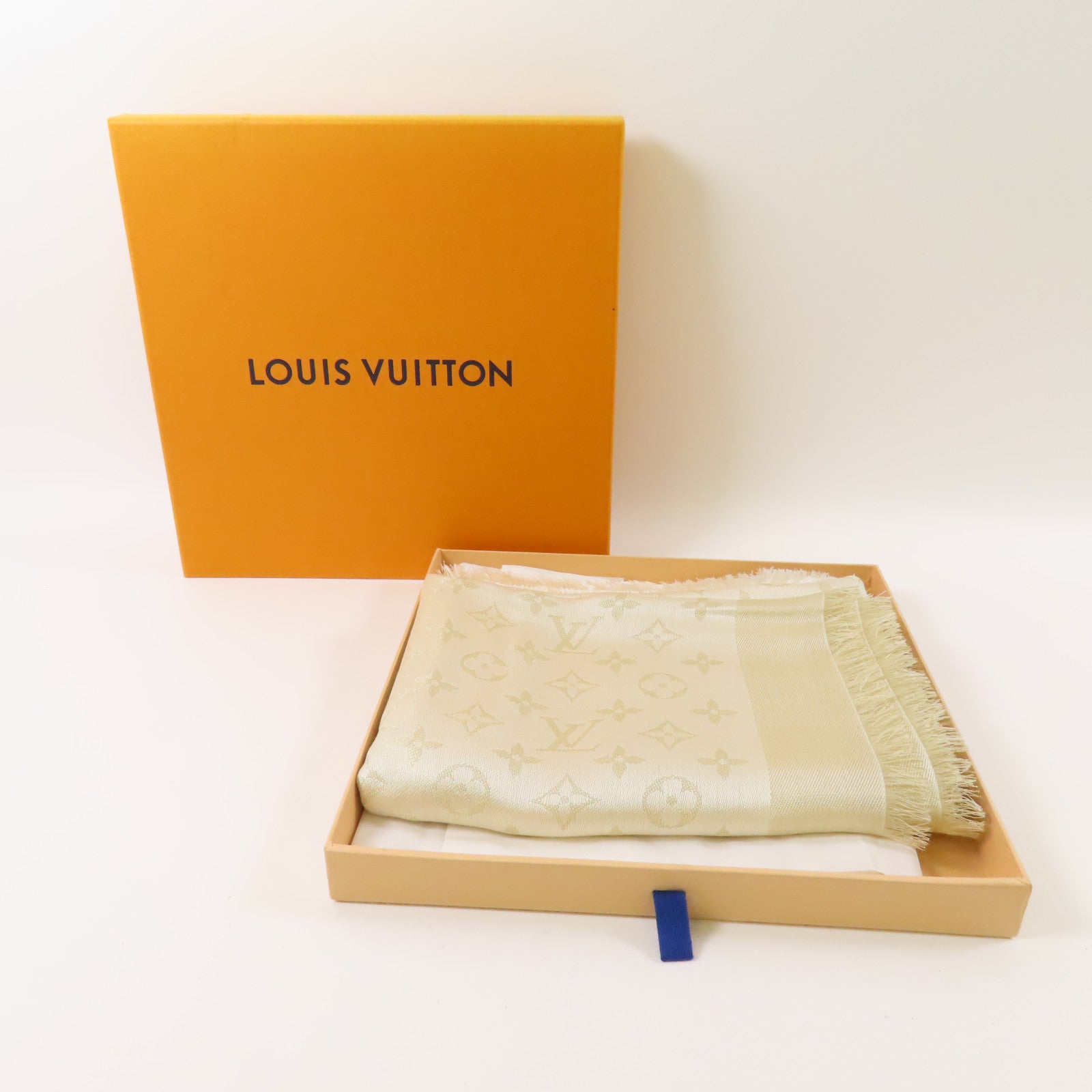 LOUIS VUITTON 絲質/羊毛Scarf圍巾