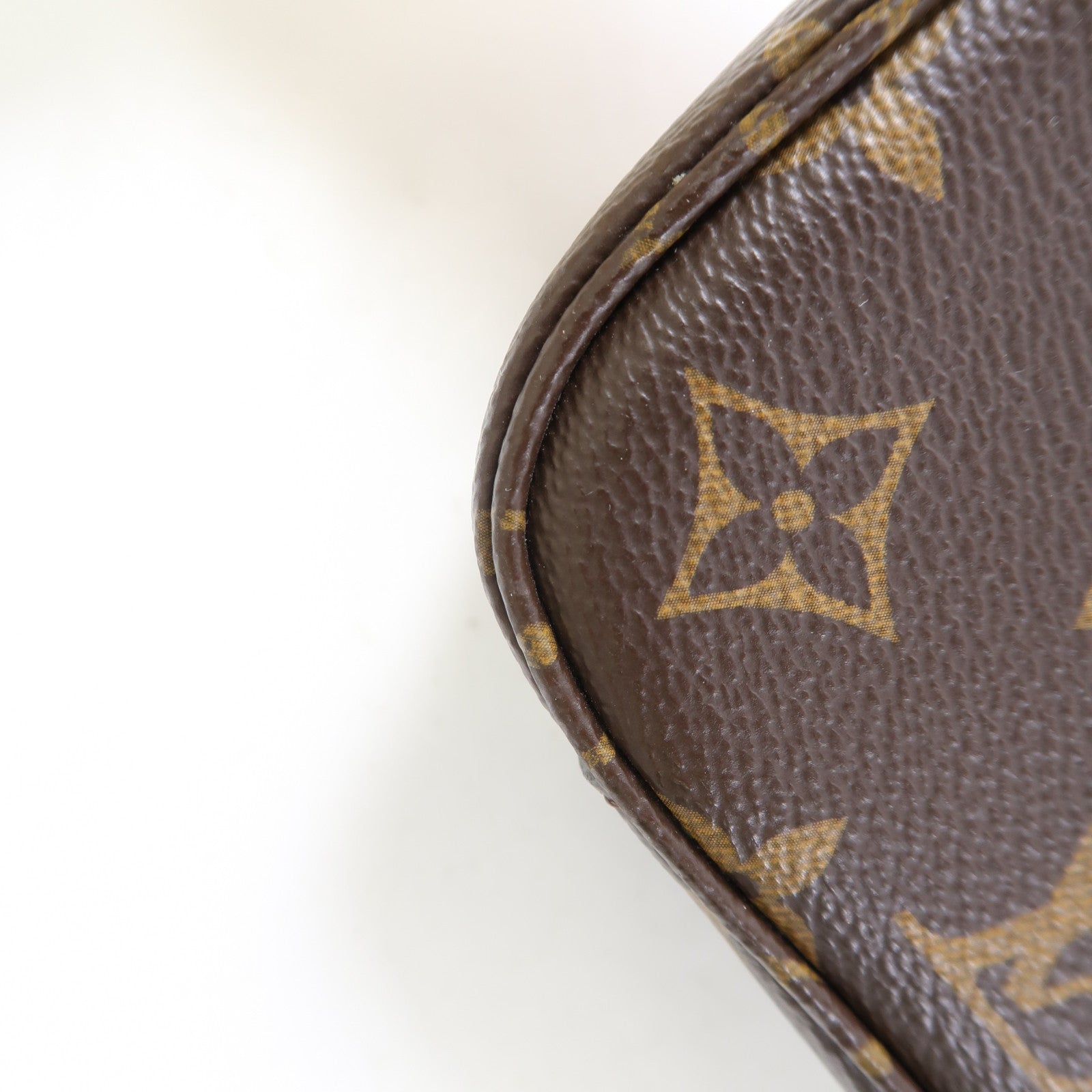 LOUIS VUITTON Monogram Utility Shoulder Bag金扣手挽肩背兩用袋棕色