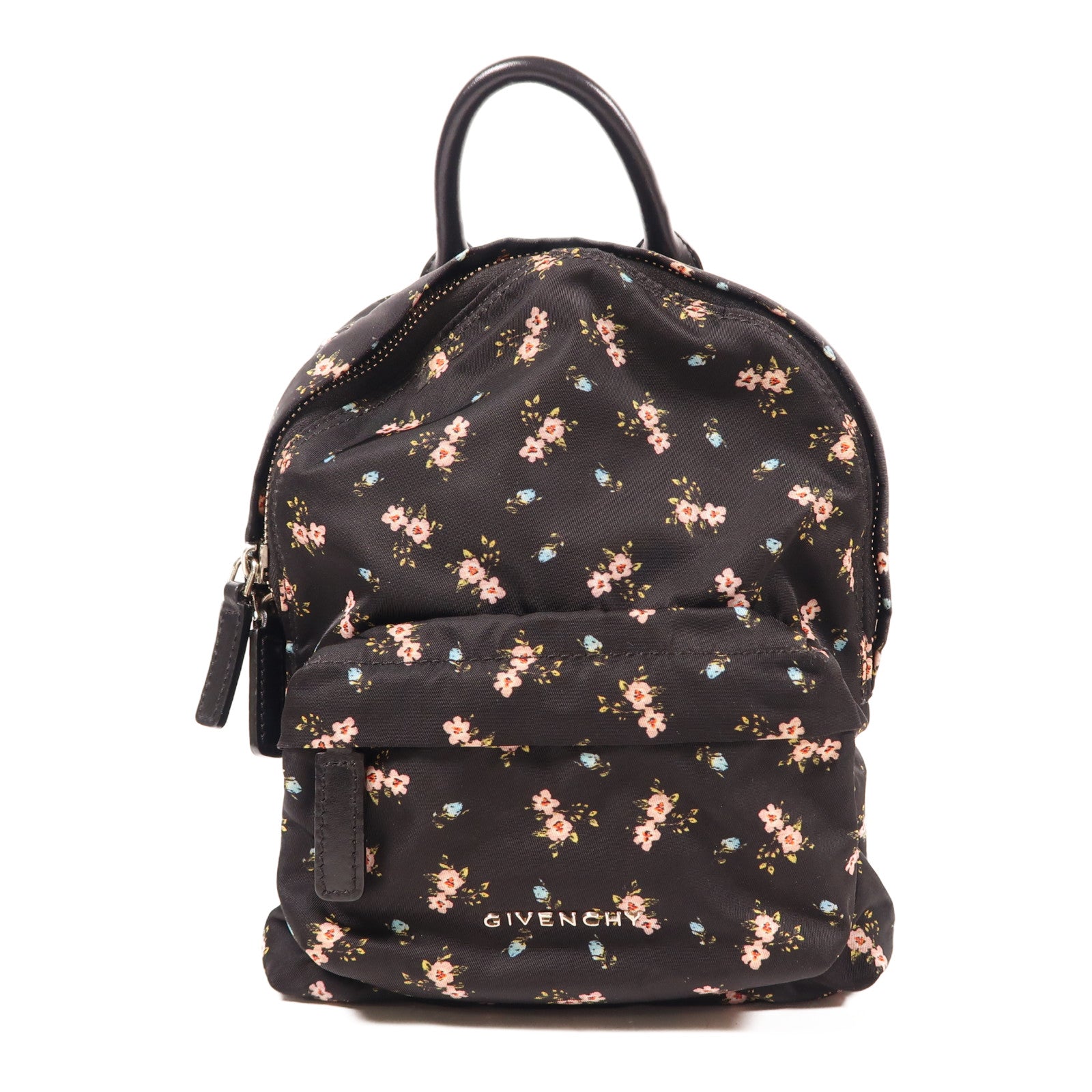 GIVENCHY 尼龍Mini Backpack銀扣背包