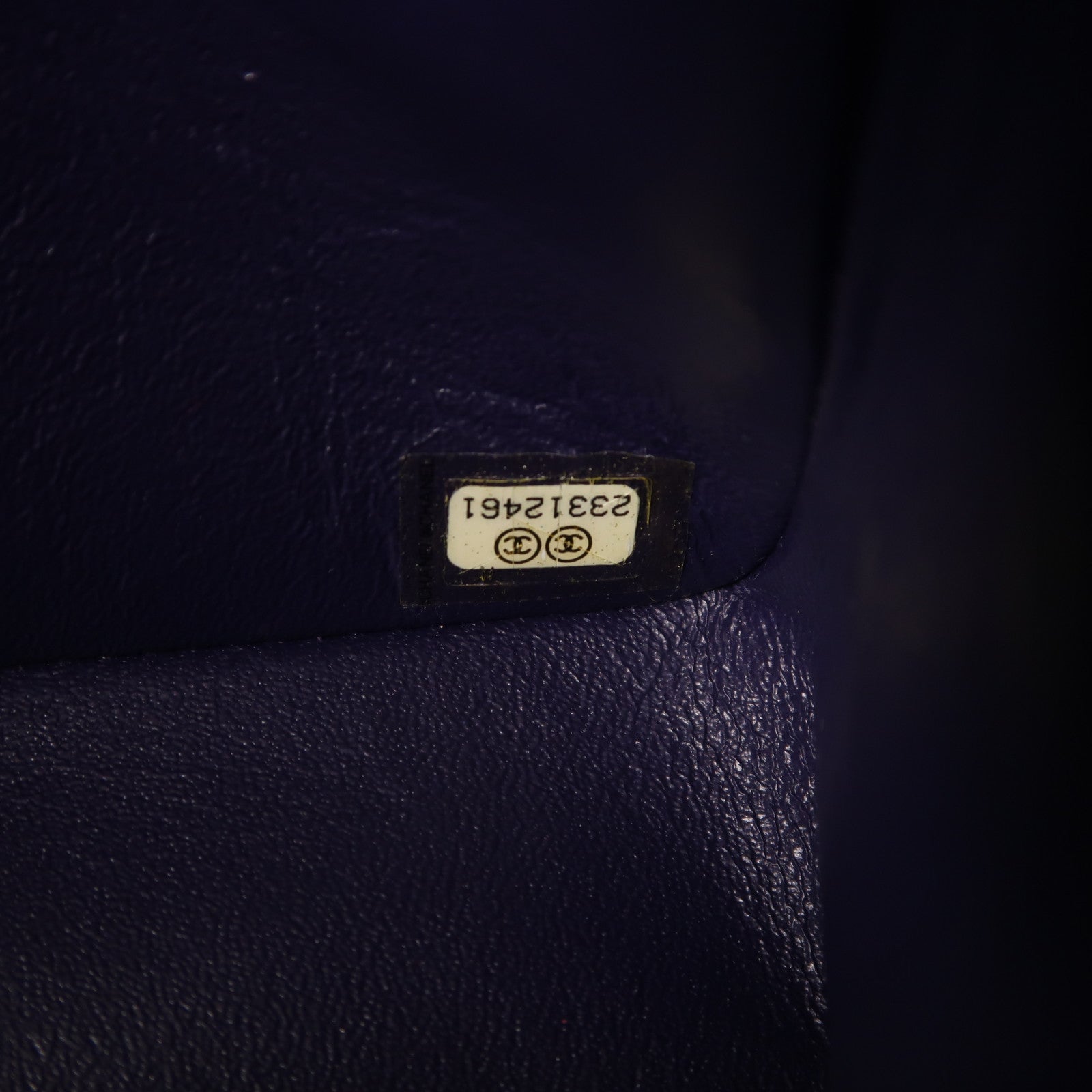 CHANEL 羊皮皮革Chain Shoulder銀扣鏈帶肩背袋紫色