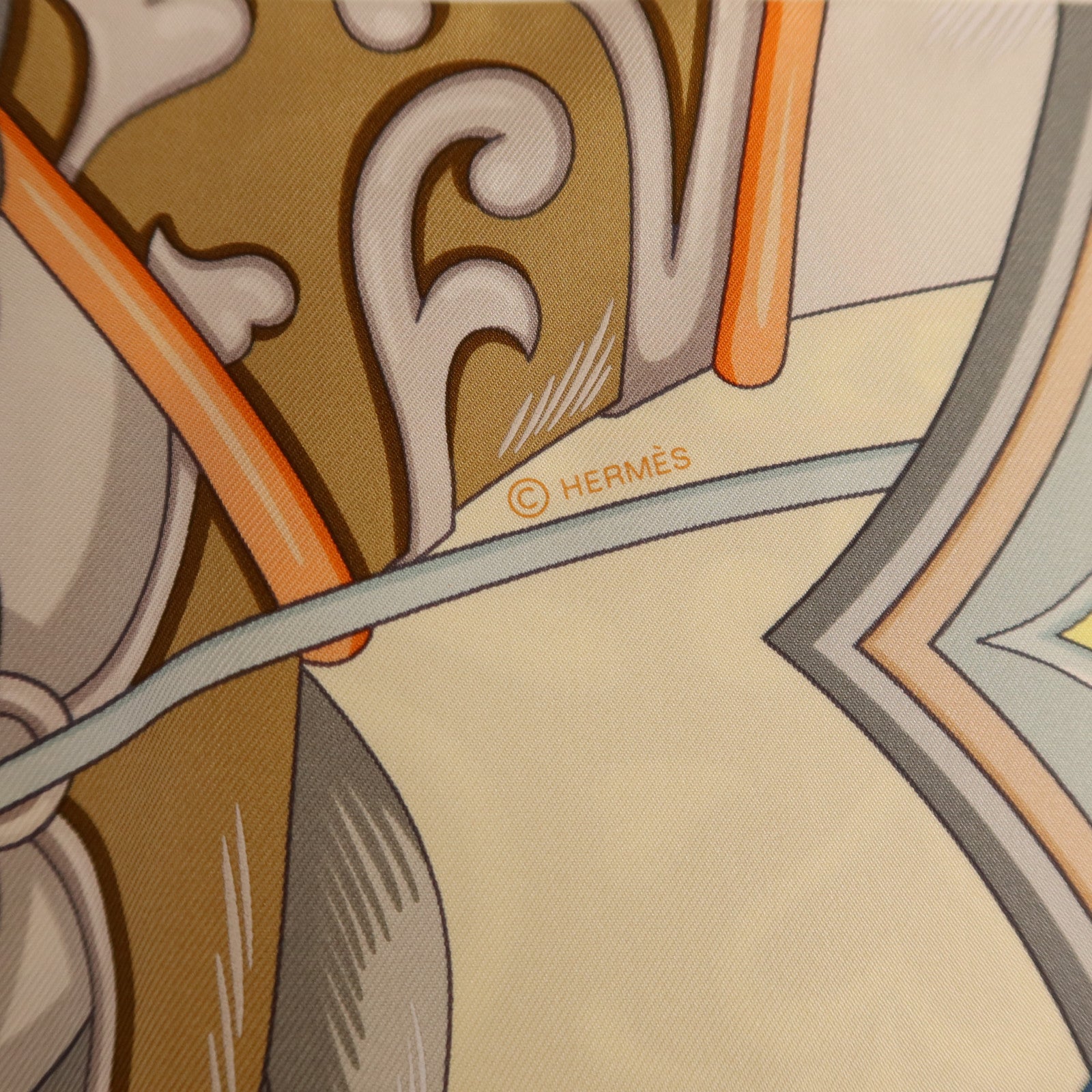 HERMES 絲質Scarf 90x90絲巾