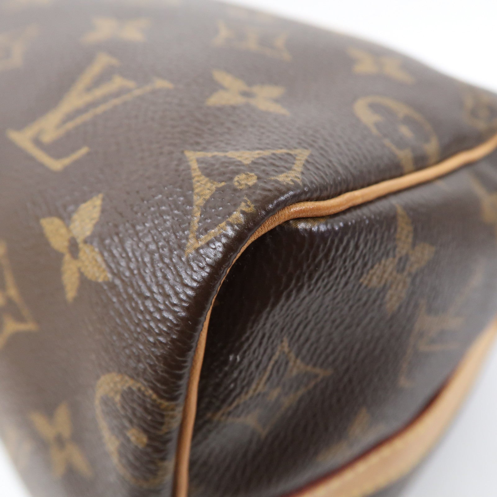 LOUIS VUITTON Monogram Speedy Bandouliere 25金扣肩背袋啡色