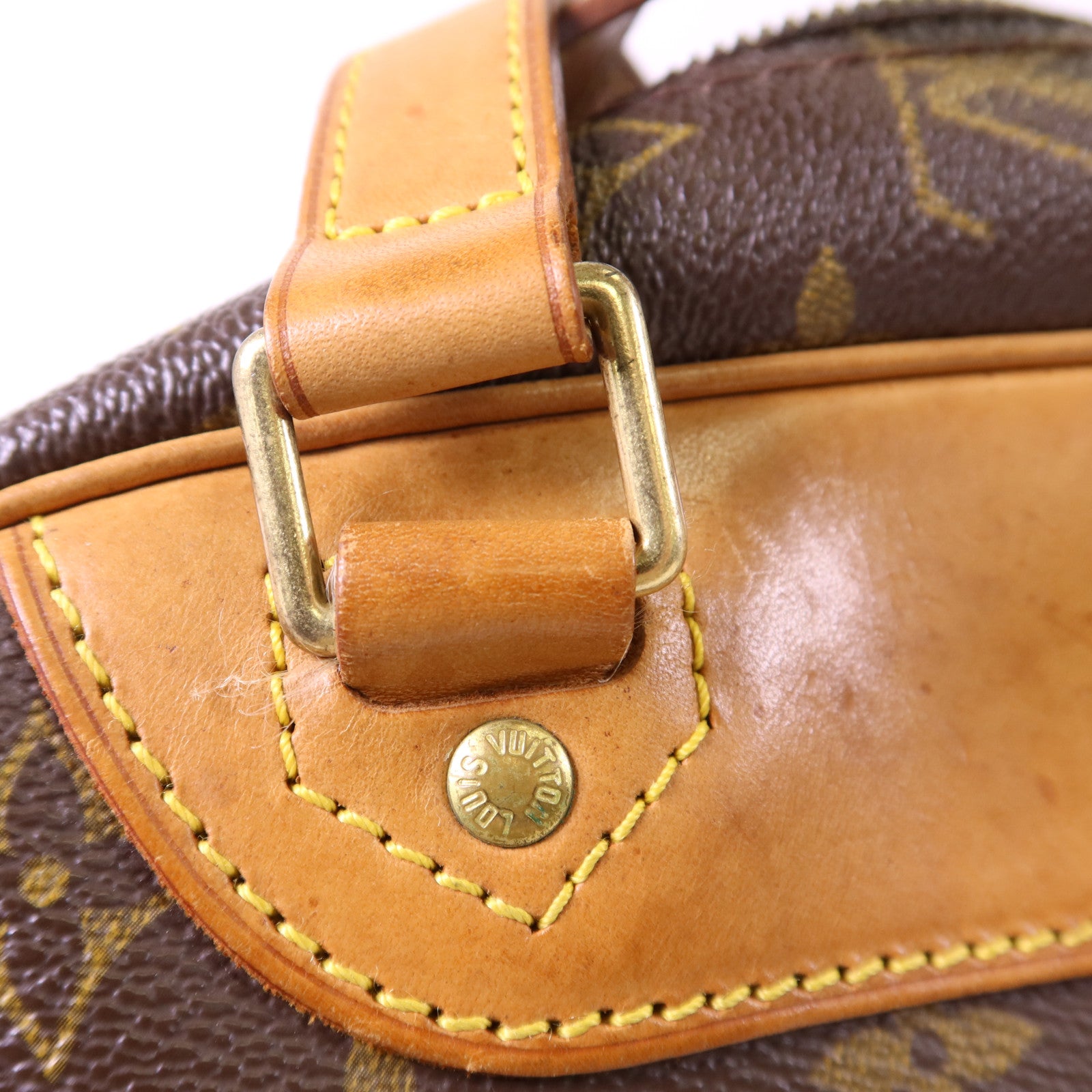 LOUIS VUITTON Monogram Excursion Shoe Case金扣手挽袋M41450