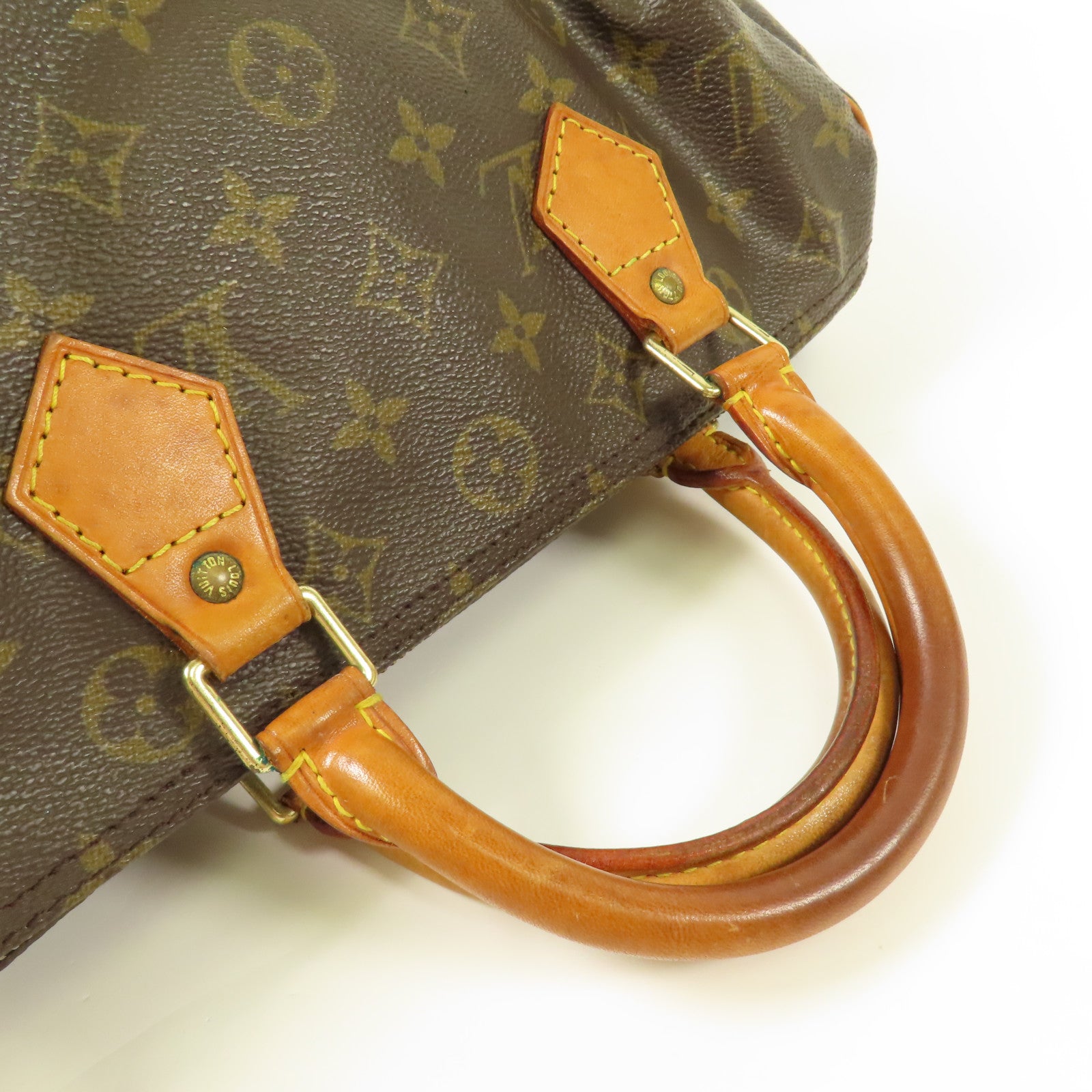 LOUIS VUITTON LV GHW Speedy 30 Handbag Boston Bag M41526 Monogram Brown
