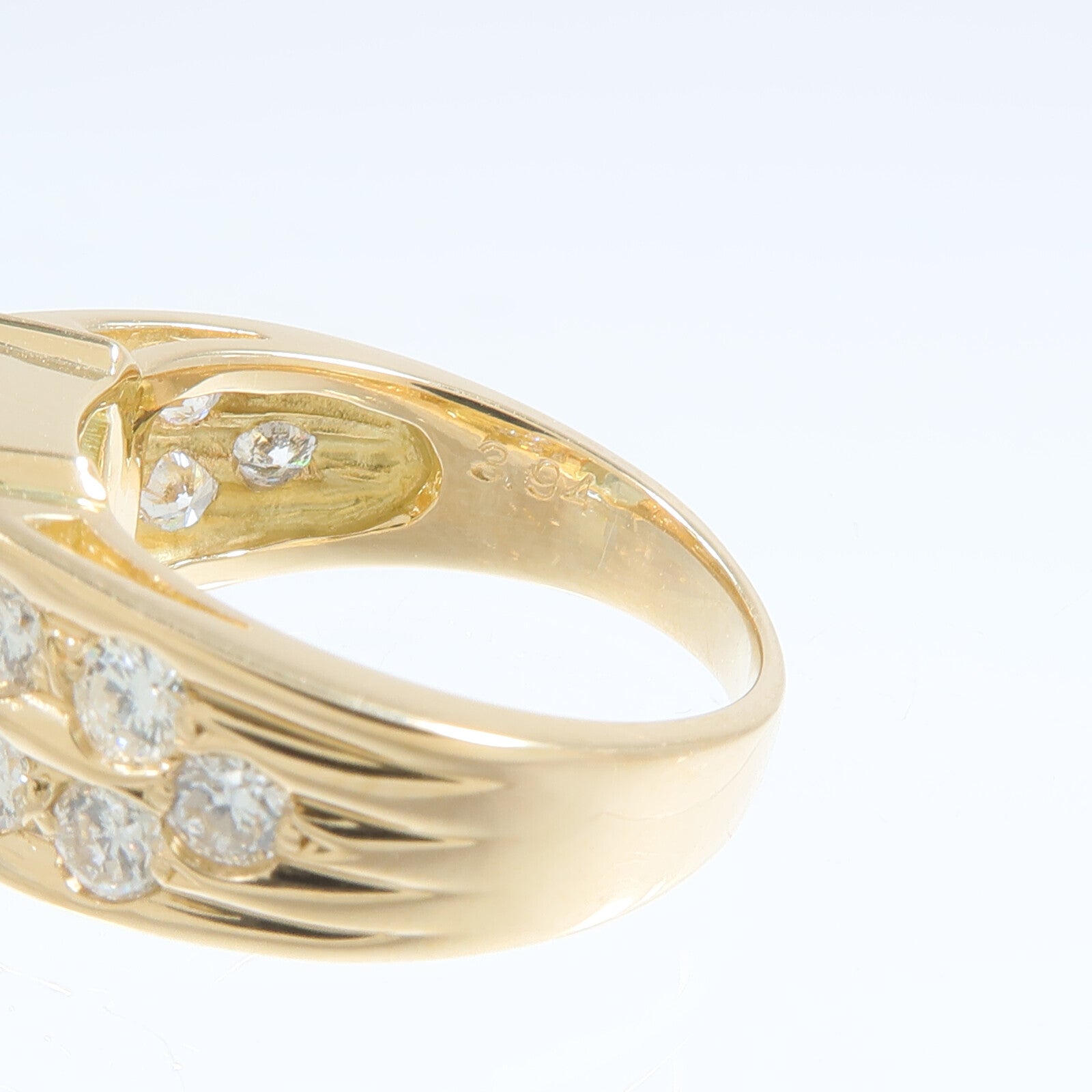 JEWELRY 18K黃金Aquamarine Diamond Ring藍晶/鑽石戒指