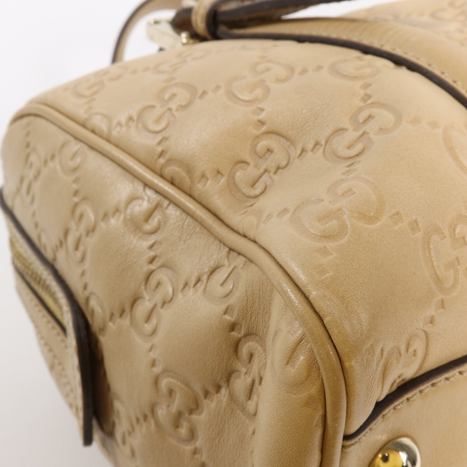 GUCCI 牛皮皮革Britt波士頓包